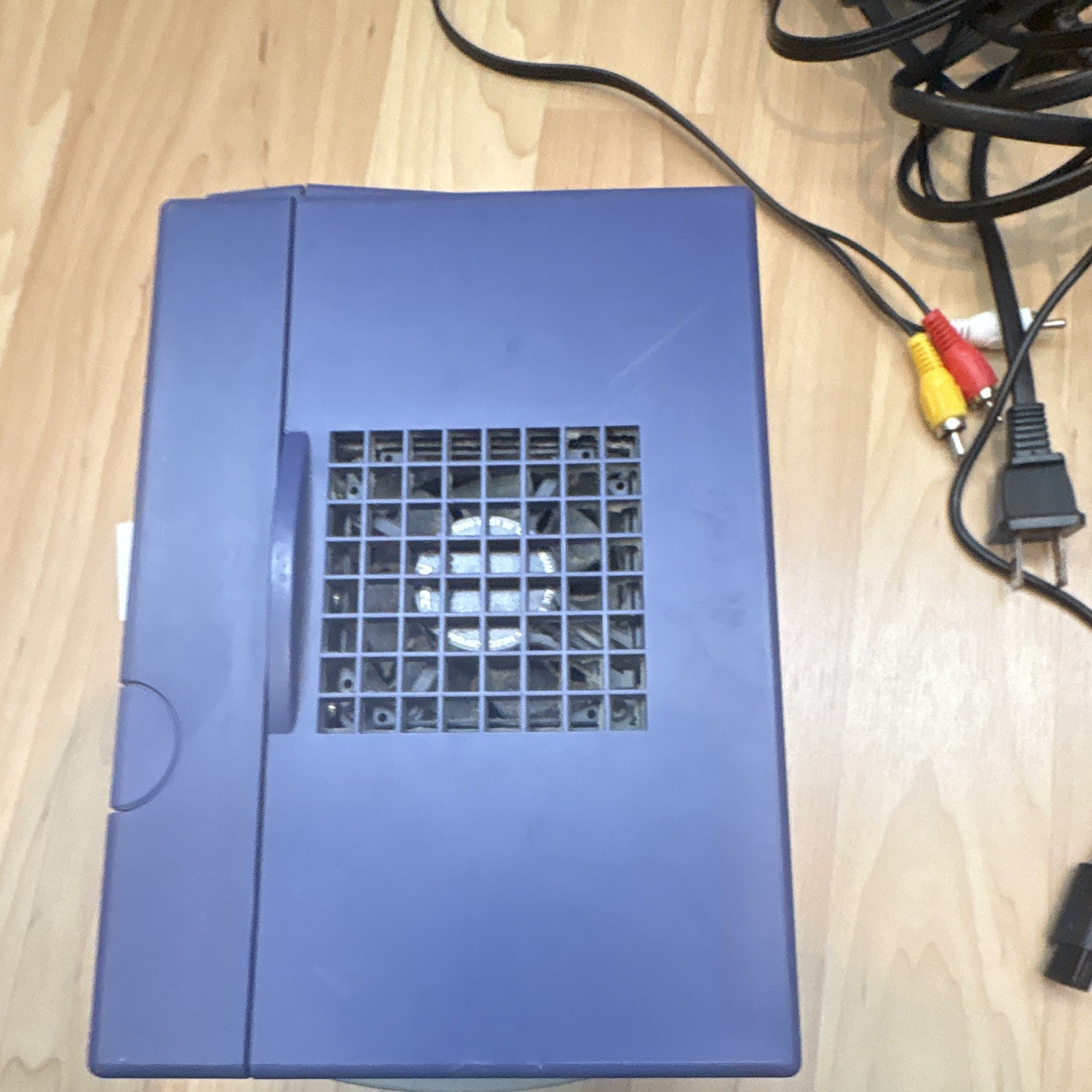 Nintendo GameCube Indigo Purple Console w/ Controller AV/Power + 32MB Card