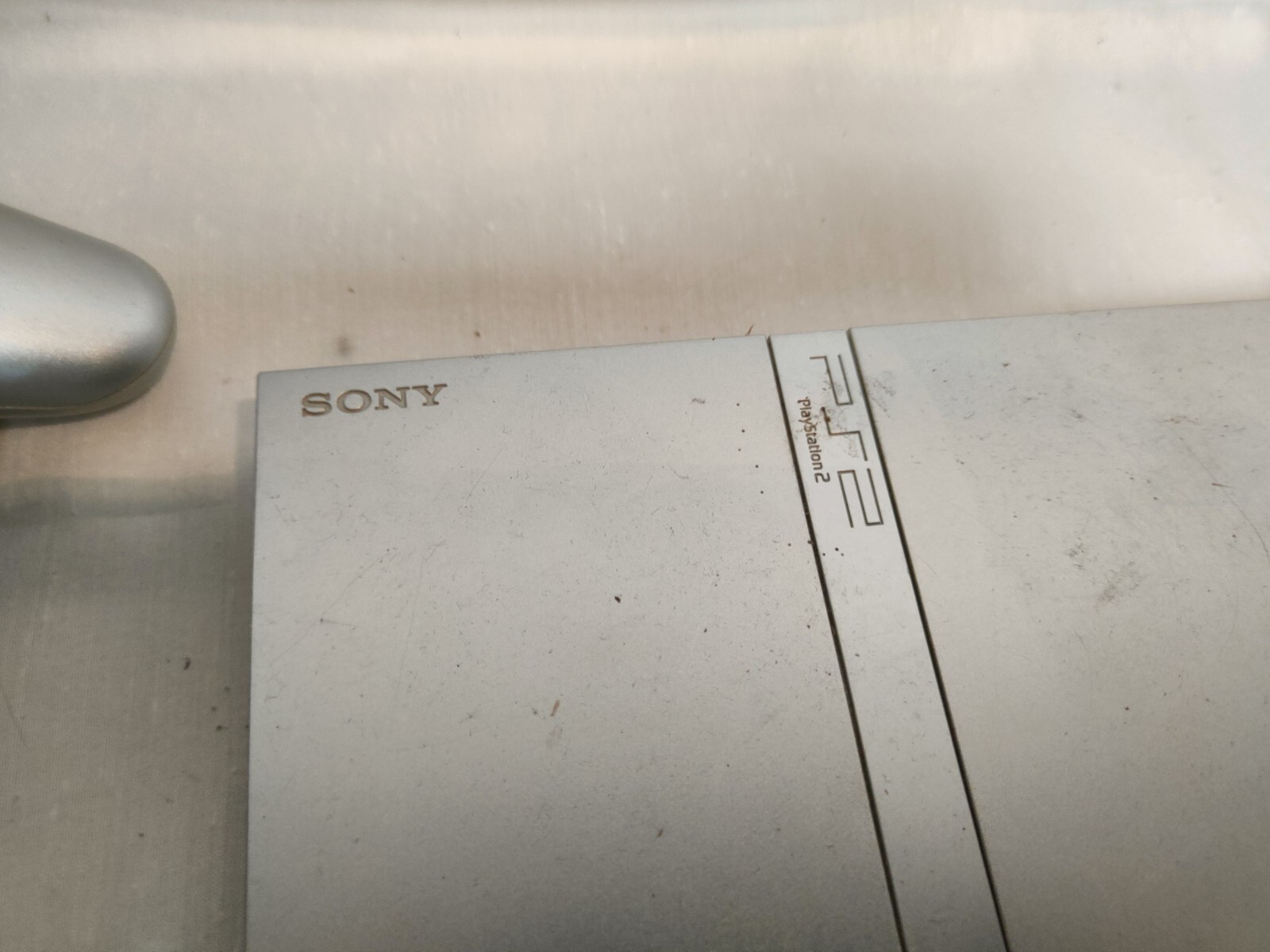 Sony PlayStation 2 Slim Console With Joystick Power Supply And Memory Card 8mb