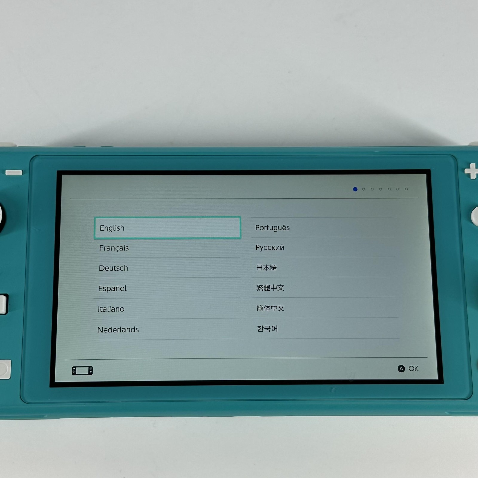 Nintendo Switch Lite Original Handheld Console Turquoise 32GB w/ Charger – Good