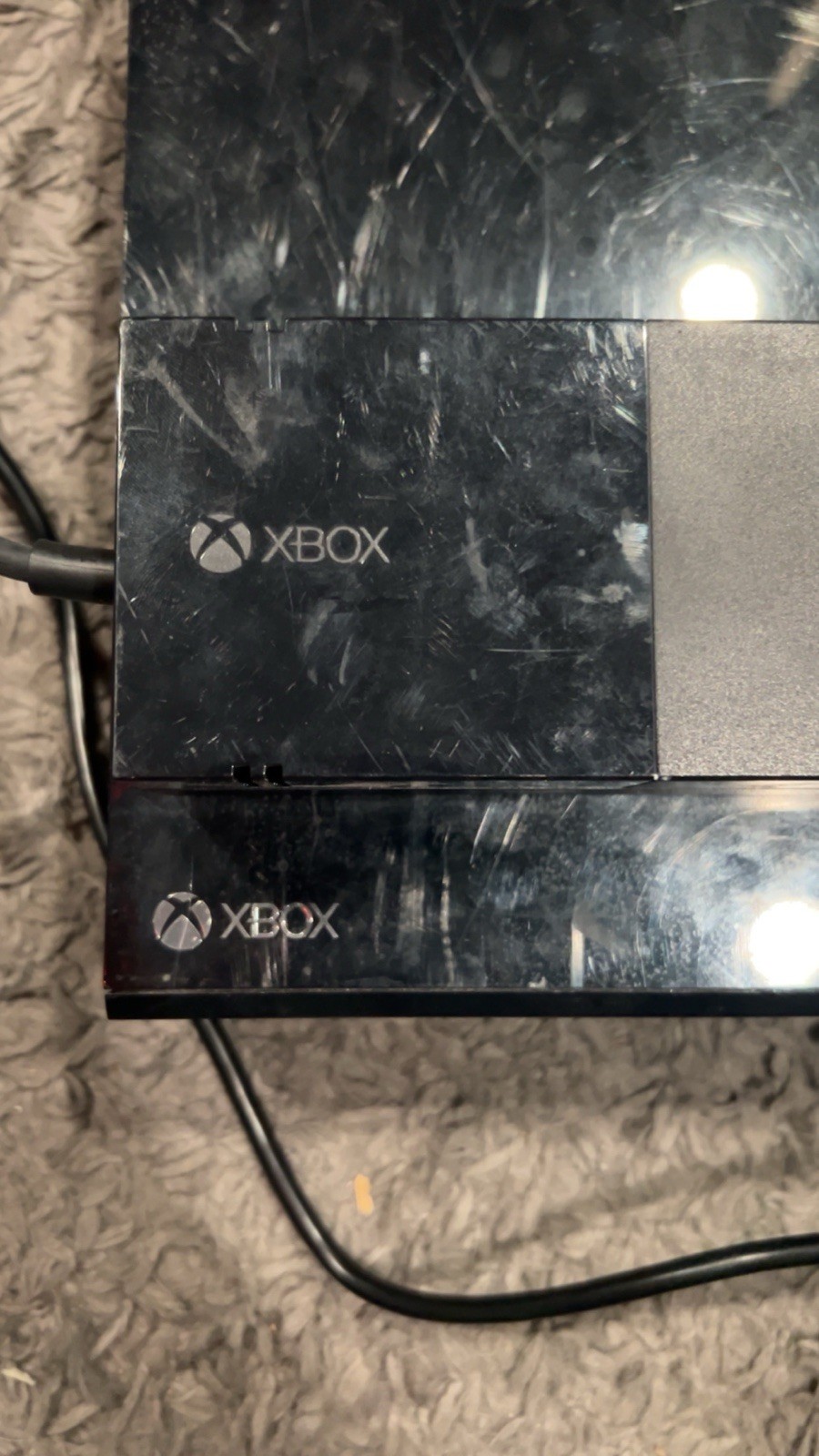 Microsoft Xbox One Black Console 500GB with Power Brick and HDMI Cable