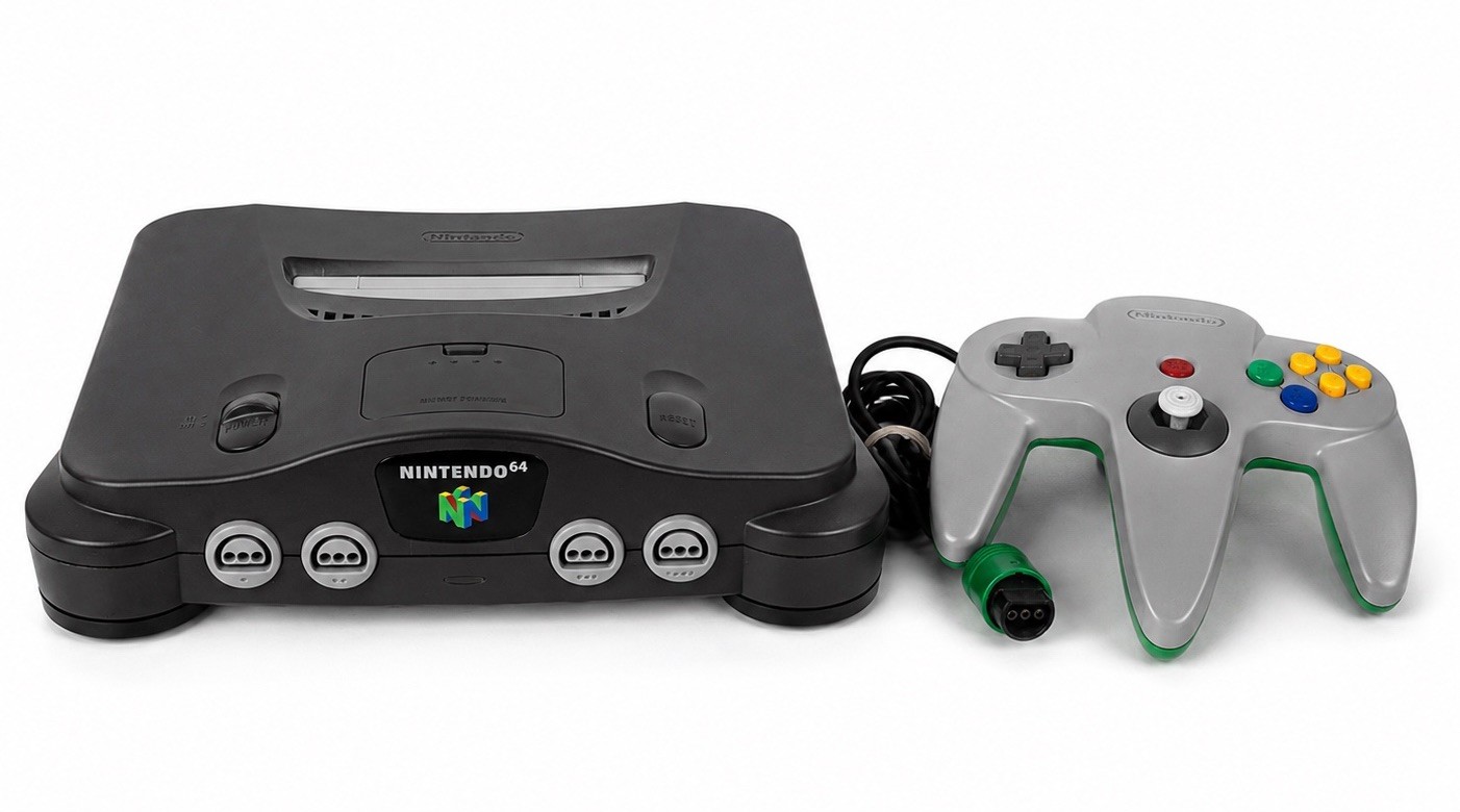 Nintendo 64 N64 Console + OEM Controller Tested Works Needs Port Repair