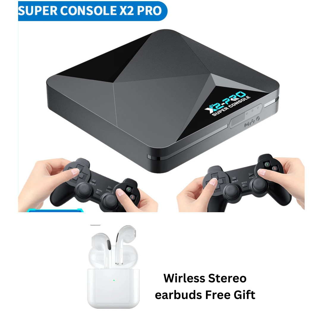 Super Console X2 Pro Video Game Console 256GB with 60+ Emulators 100,000+Games