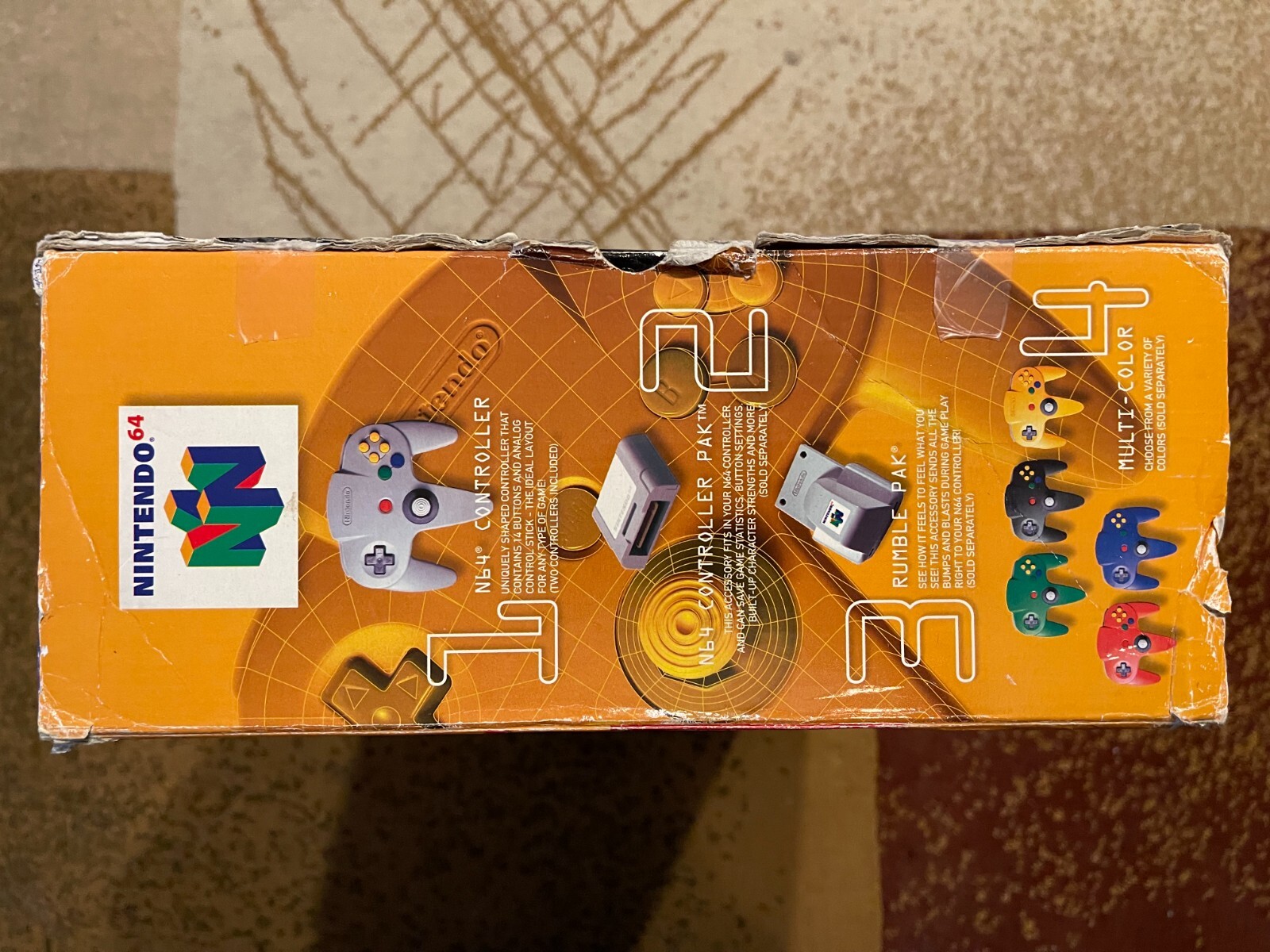 Nintendo 64 Atomic Purple Console -BOX ONLY-