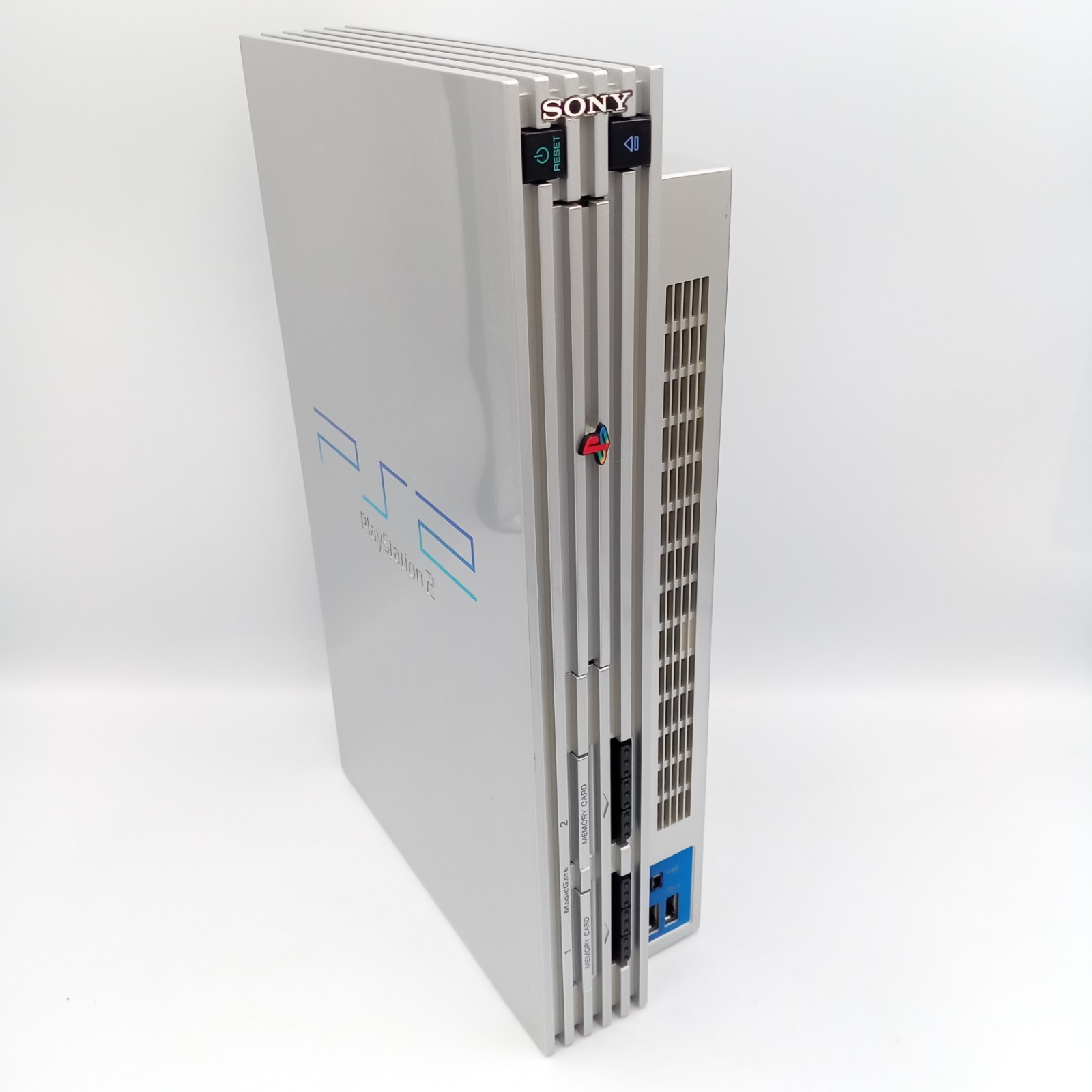 PS2 PlayStation 2 Console Satin Silver SCPH-39000 Boxed Japanese CIB Complete
