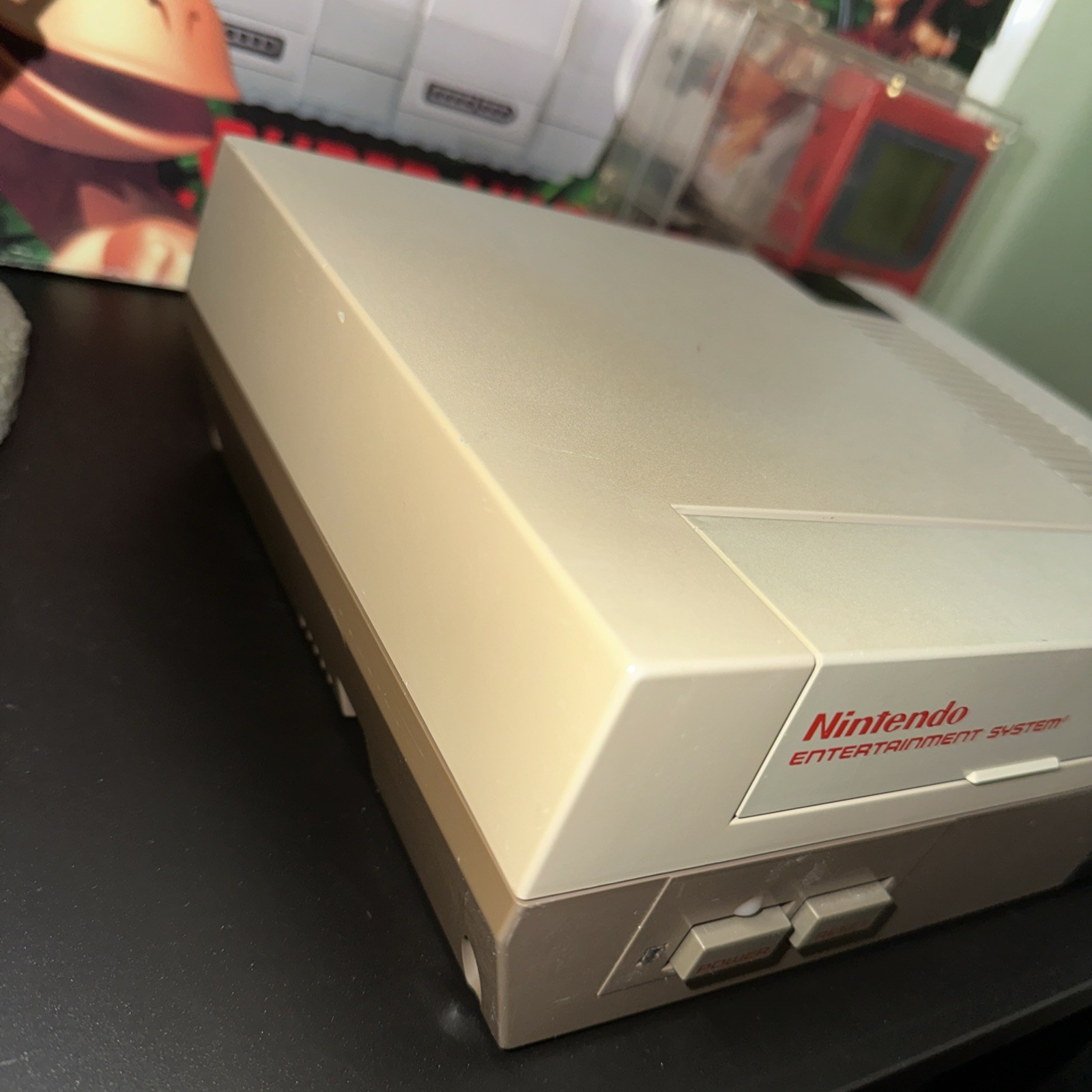 Nintendo NES Console Only NES-001 Front Loader Tested Working Yellowing Used