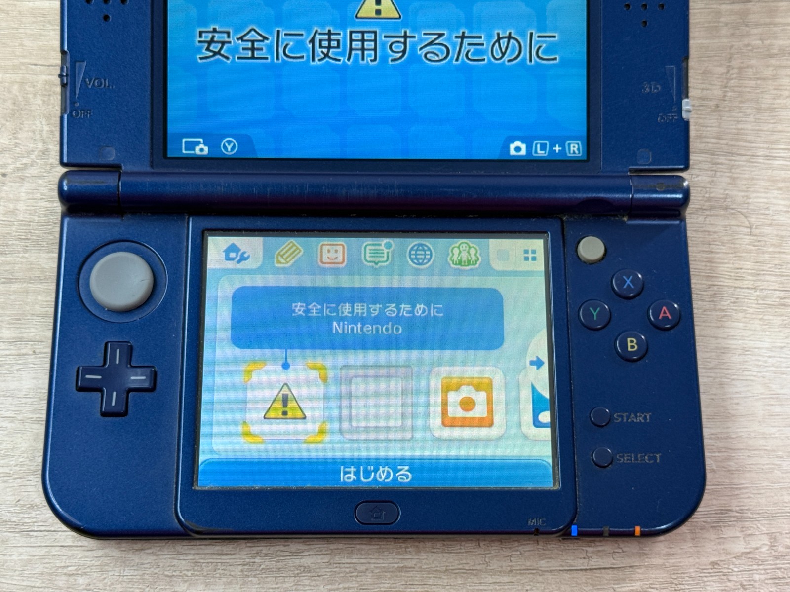 IPS Nintendo New 3DS XL Metallic Blue Console IPS Top Tested D6228