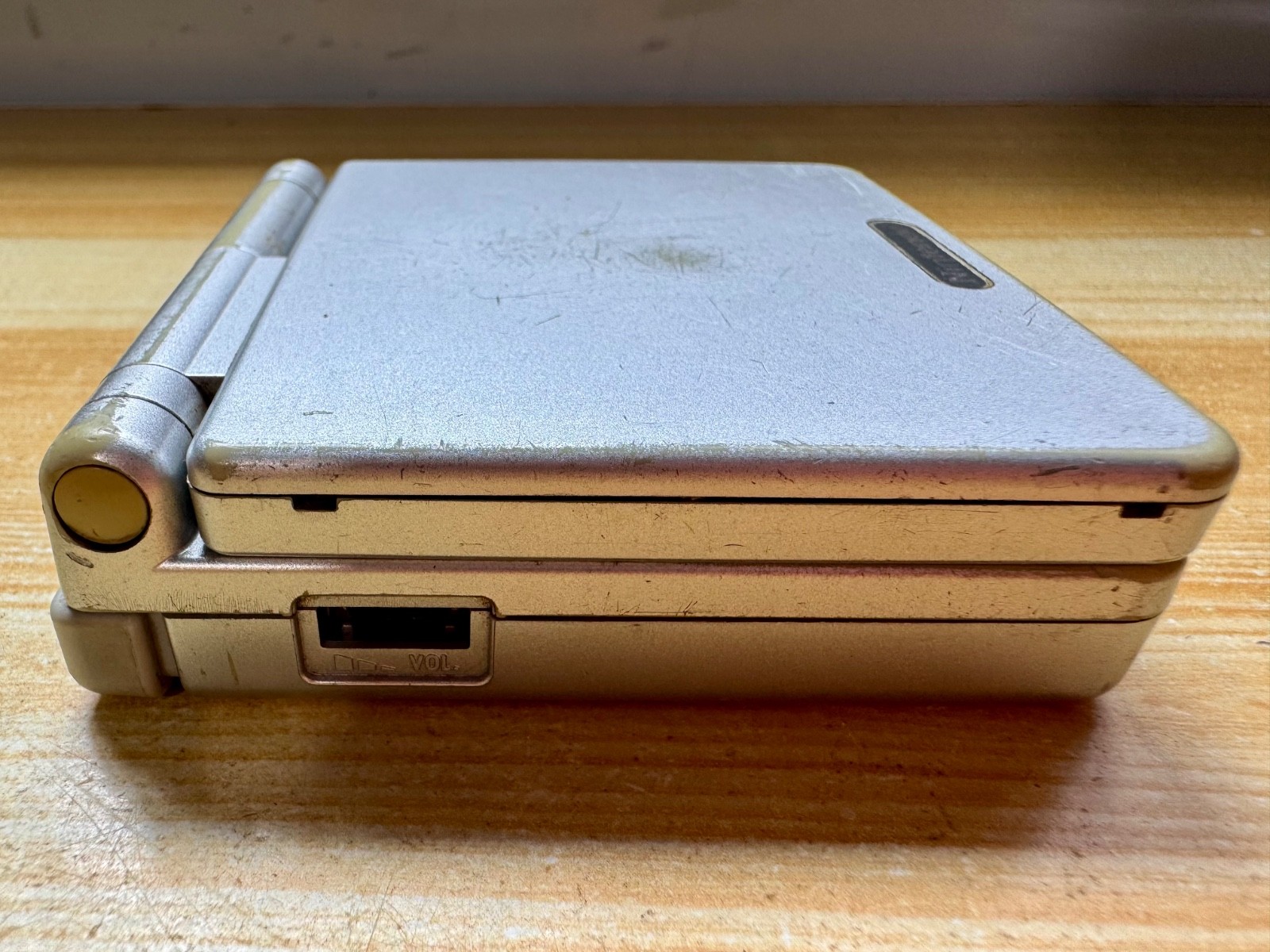 Nintendo Gameboy Advance SP AGS101 Ice Metallic Silver Handheld System Console