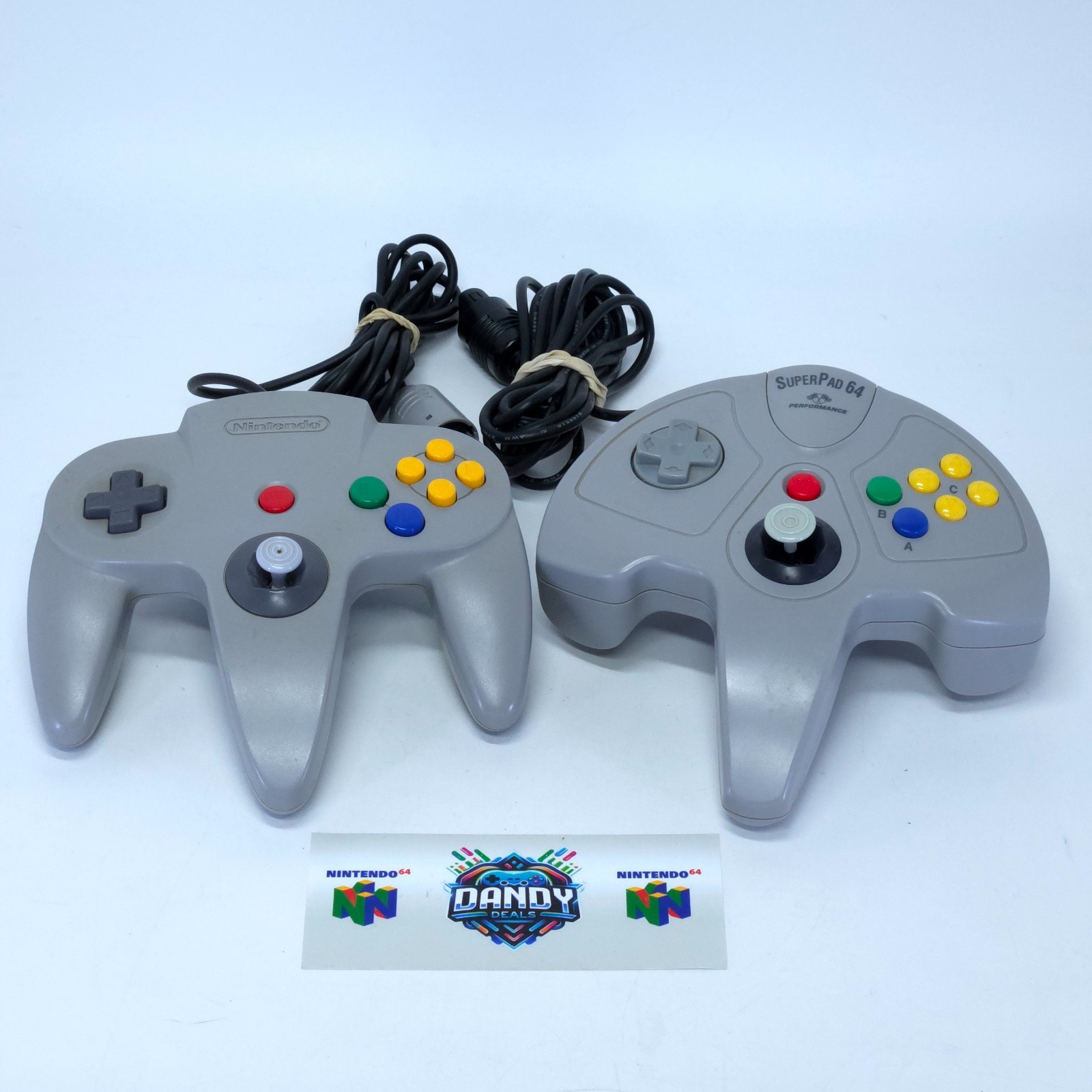 Nintendo 64 N64 Console System W/ Expansion Pak + 2 Controllers + All Cables