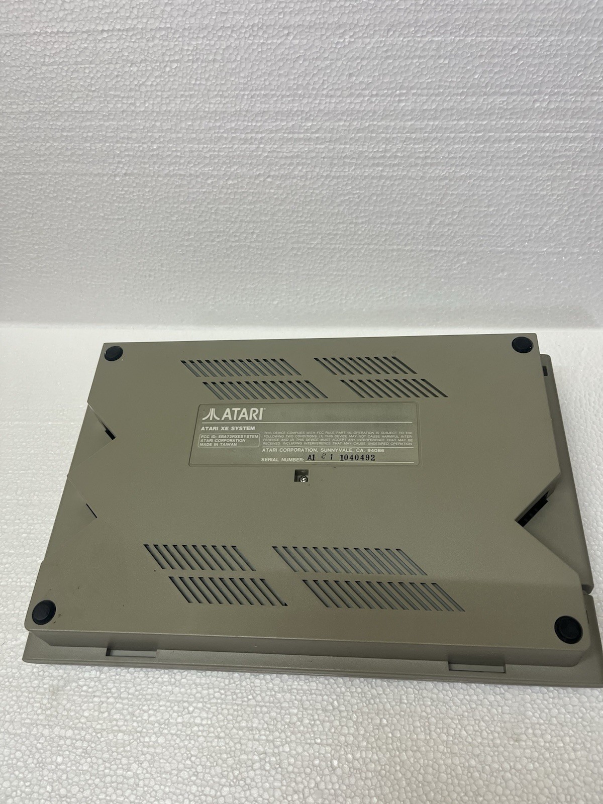 Atari XE System Console only Working