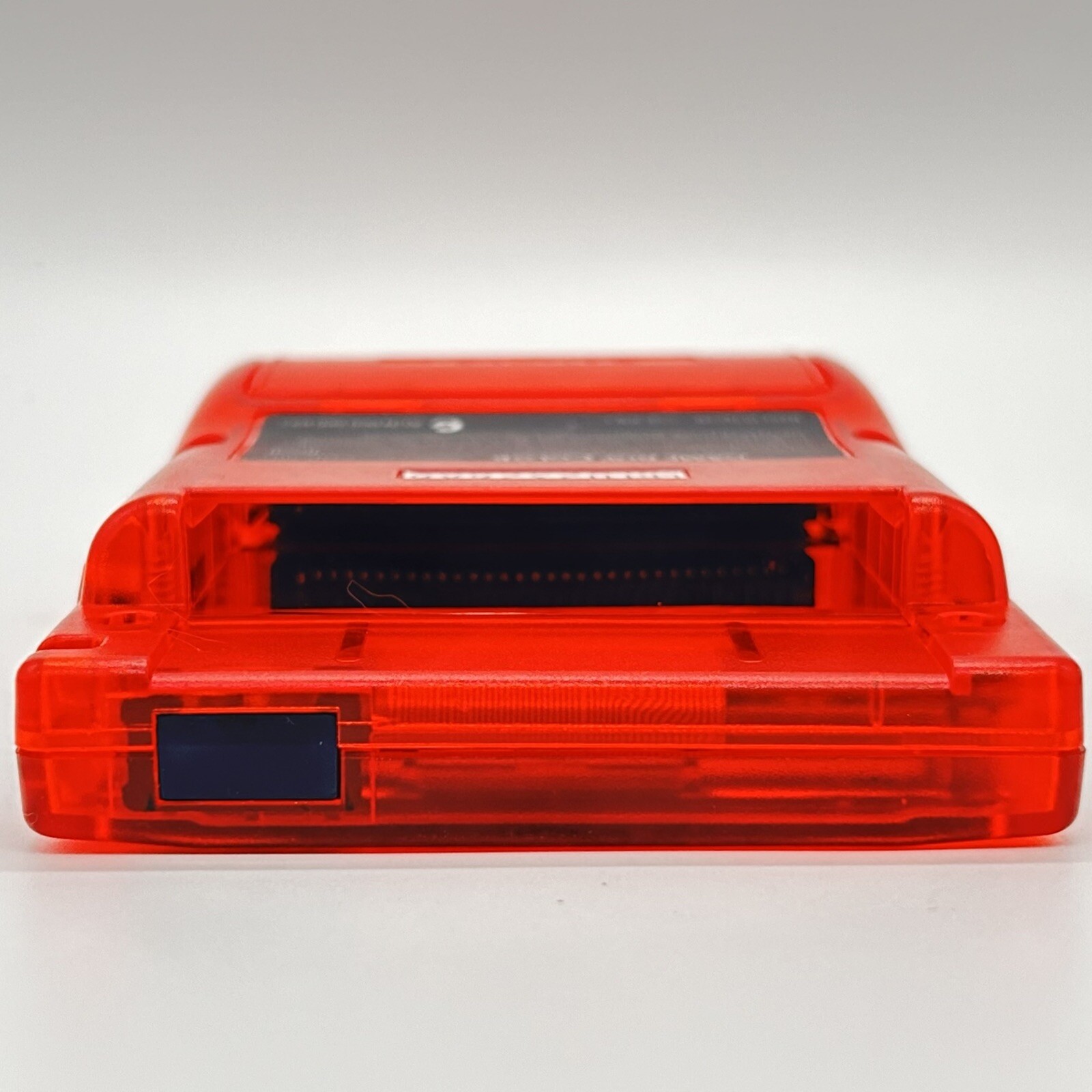 Costomized Gameboy Color Clear Red Handheld System Console New Shell & Screen!