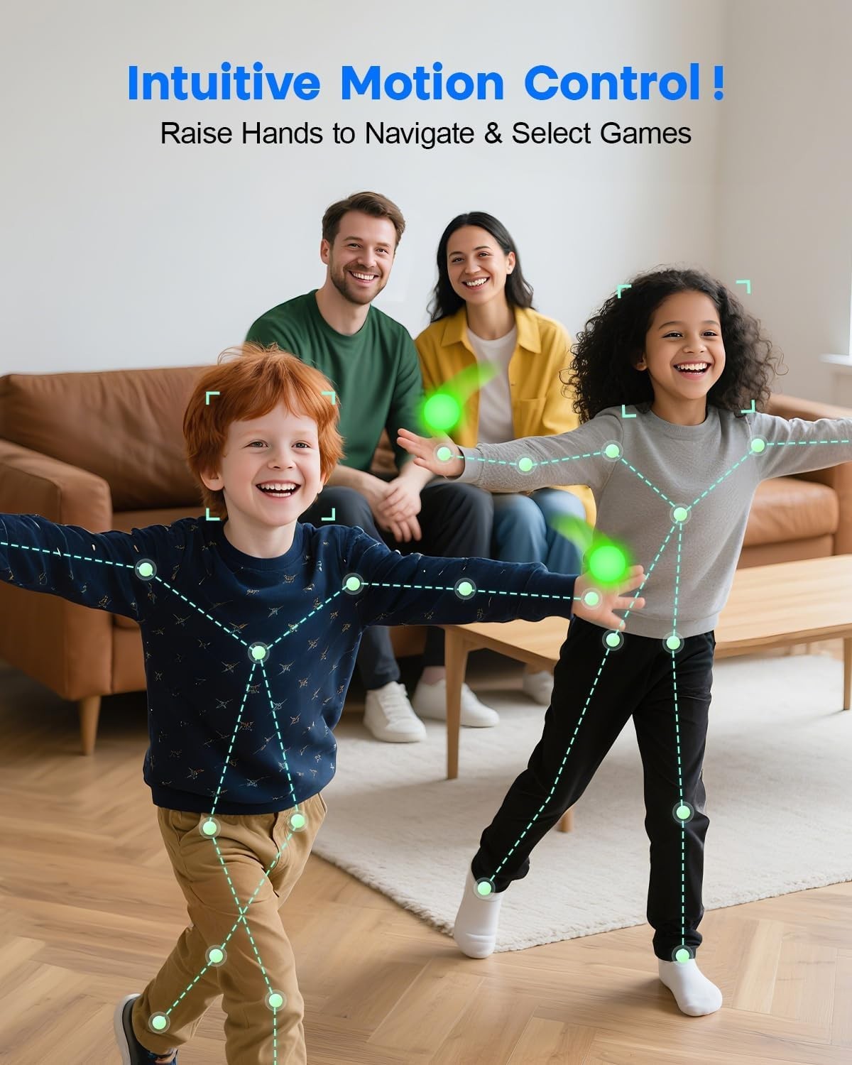 MetFut AR Motion Gaming Console for Kids – Plug & Play Video Game