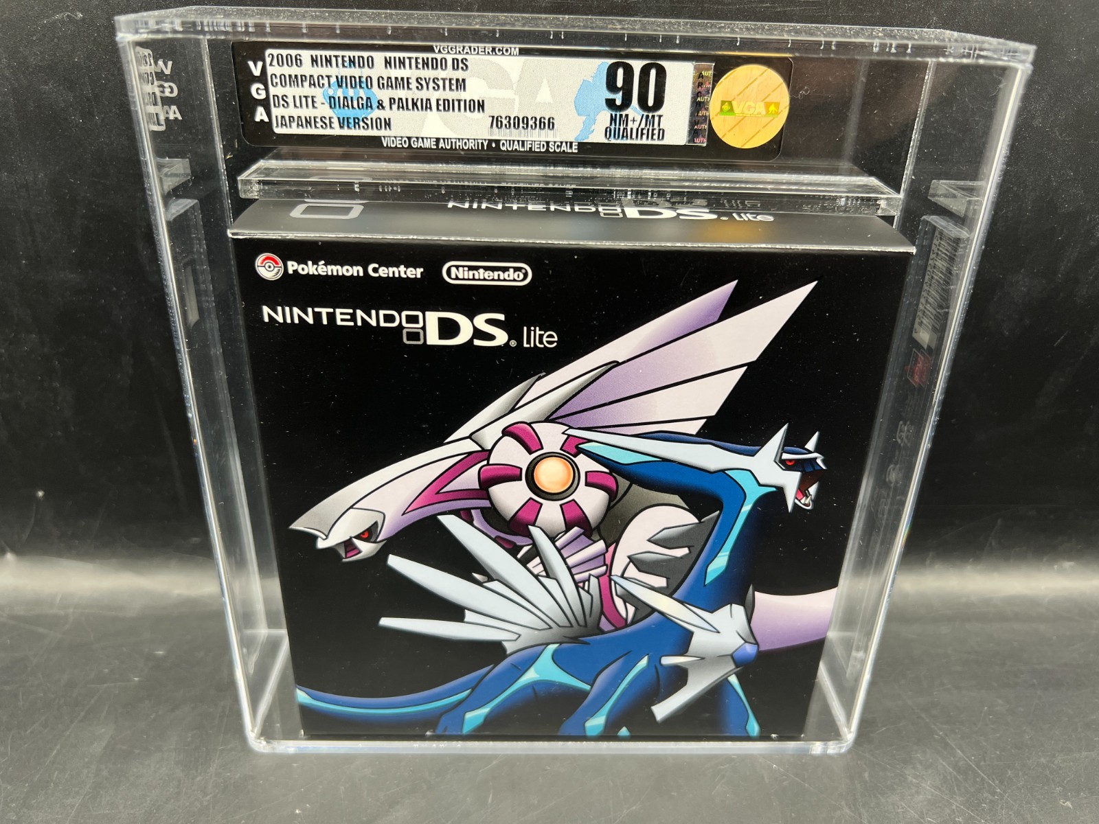 Pokemon Center Nintendo DS Lite Onyx Dialga Palkia Edition VGA 90 UNUSED IN BOX