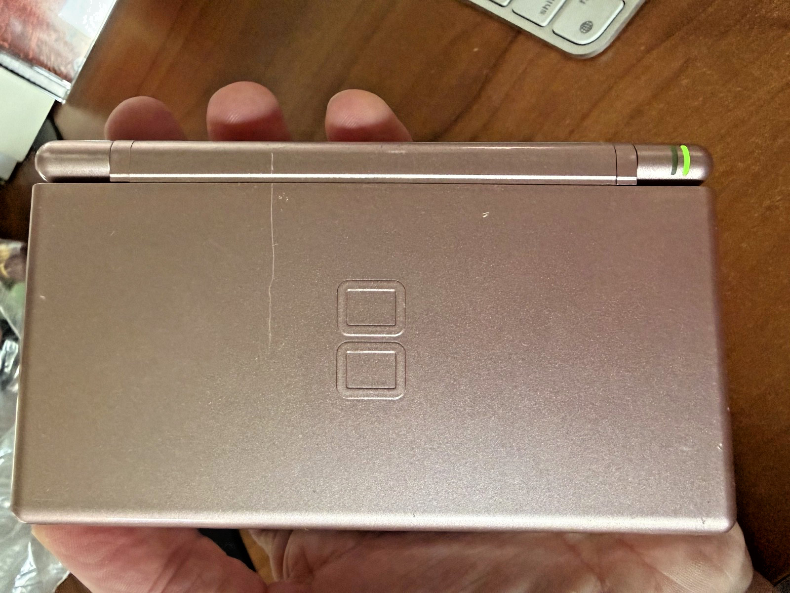 Nintendo * DS Lite Console * Metallic Rose Gold Pink (Tested)