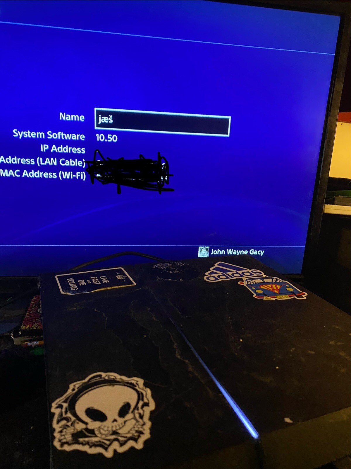 Sony PlayStation 4 10.50 500GB Jet Black Console