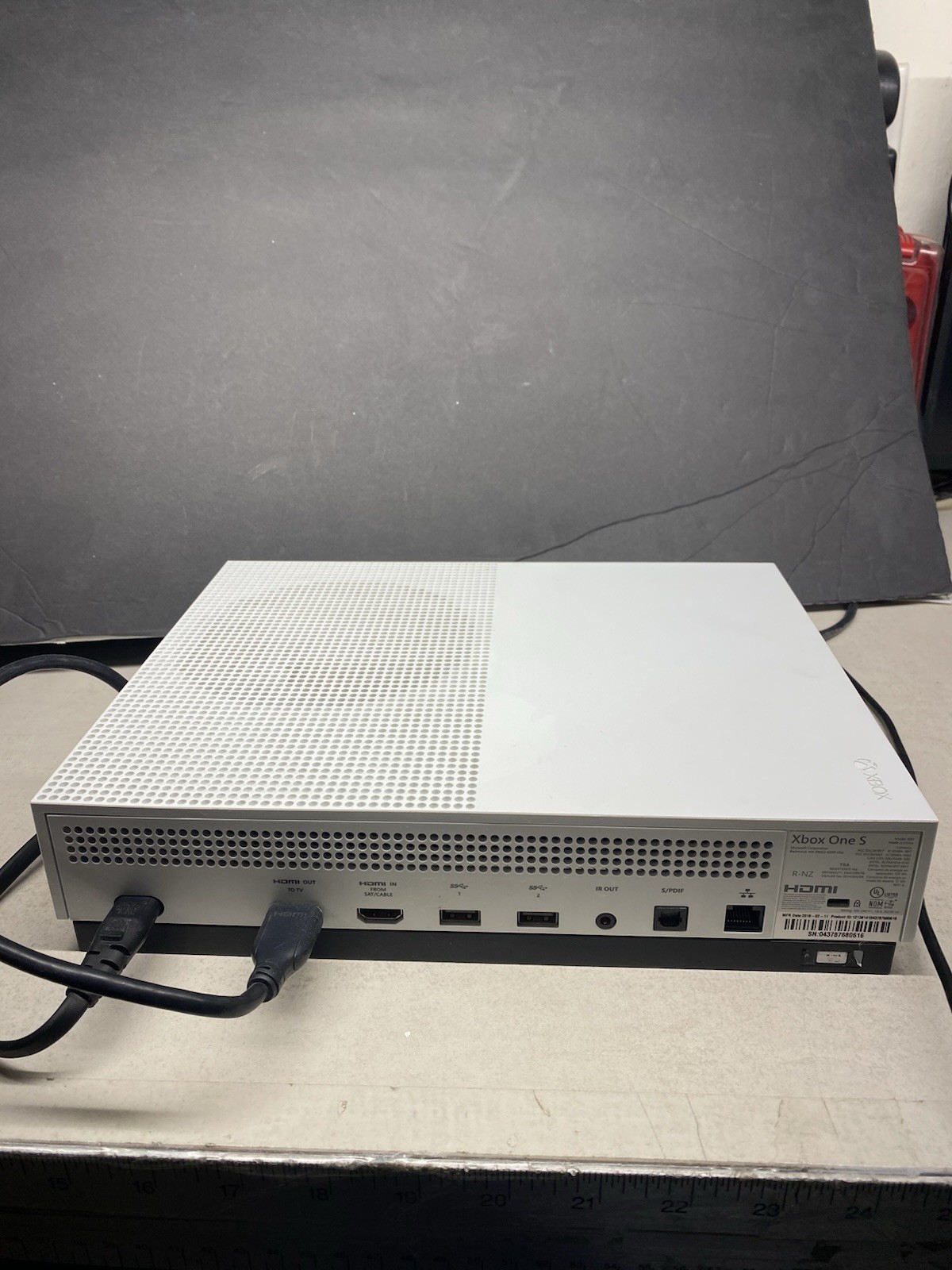 Microsoft Xbox One S 500GB – White (Console And Power Cord Only)