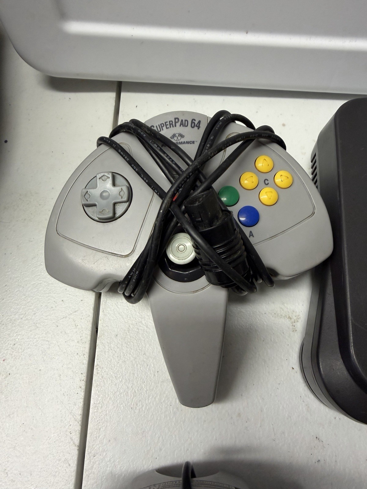 Nintendo 64 N64 Console with Expansion Pack Pak NUS-001 USA Tested 5 Games