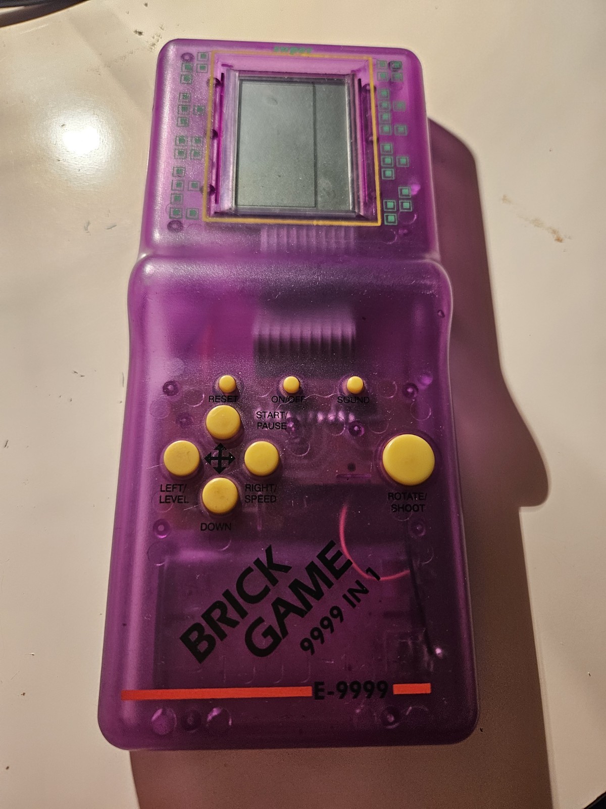 – BRICK GAME – SUPER (TETRIS) 9 GAMES In 1 VINTAGE 80s CONSOLE CONSOLE
