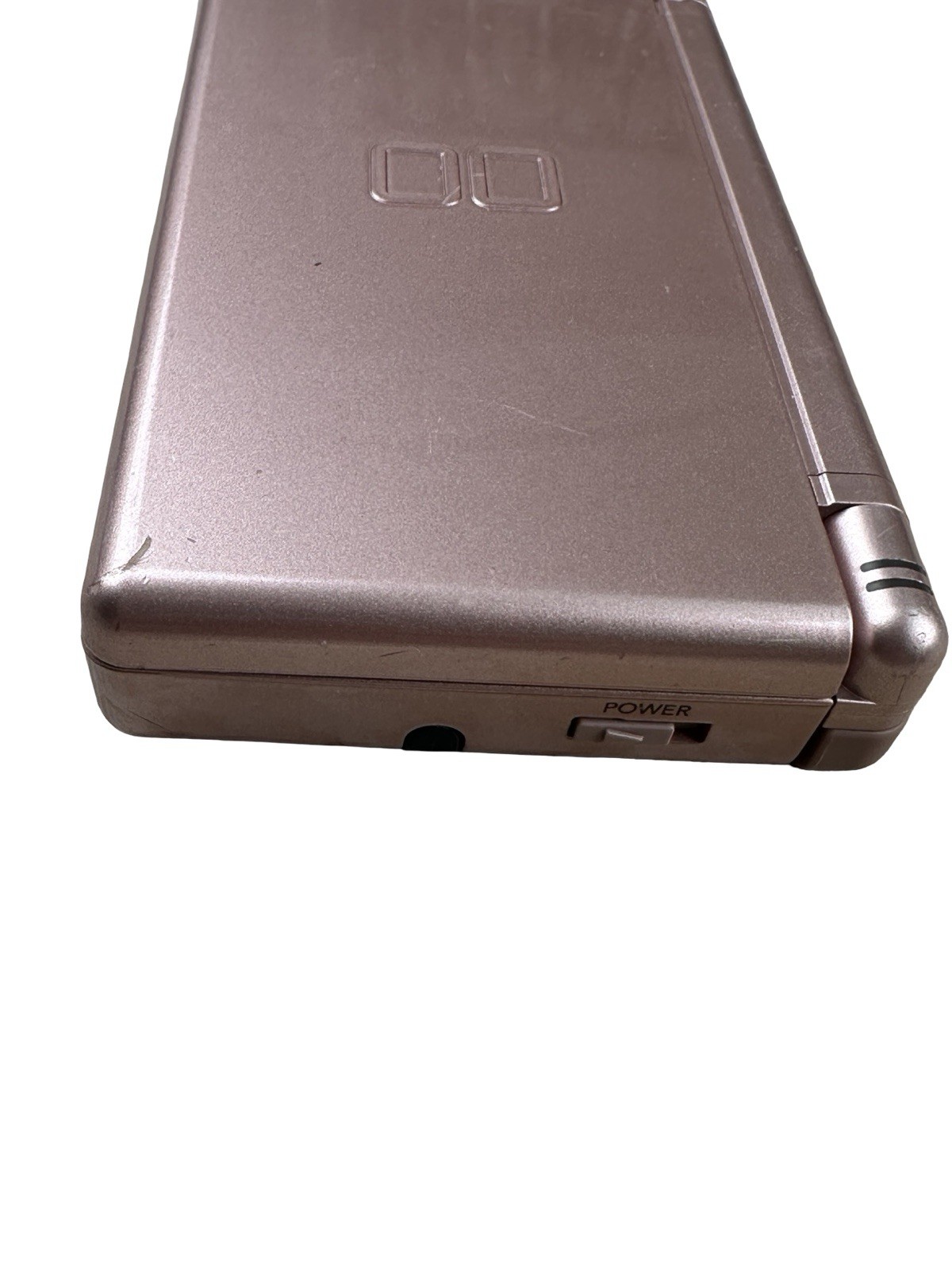 Nintendo DS Lite Metallic Rose Pink Handheld System With Charger Stylus Tested