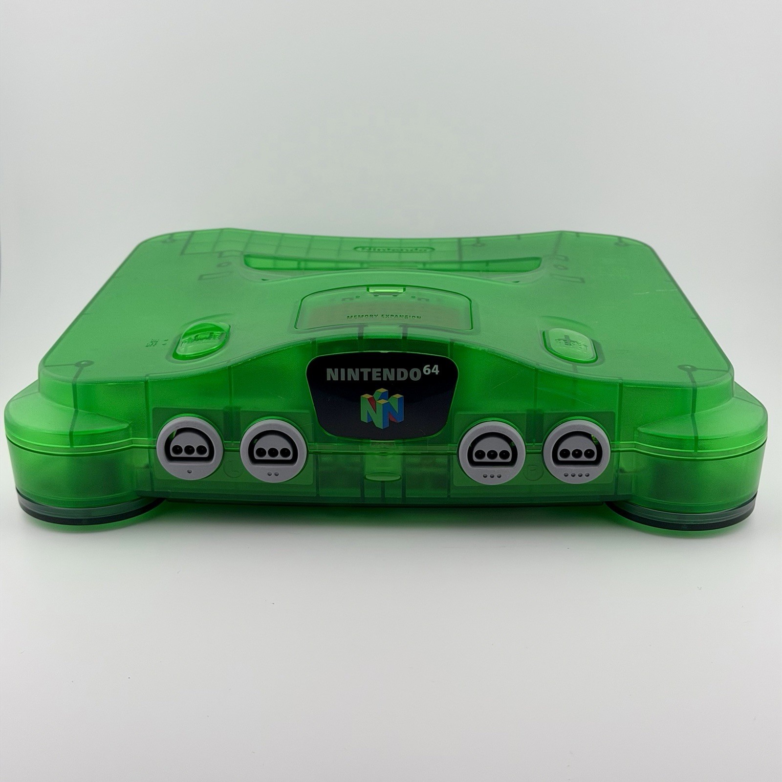 OEM Nintendo 64 Funtastic Jungle Green Console w/ Expansion Pack & Controller