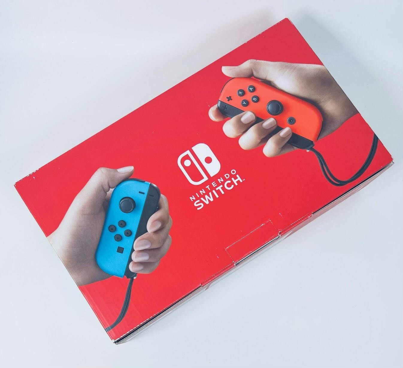 Nintendo Switch Console Neon Blue/Red Joy-Con Set Boxed Excellent Condition Test