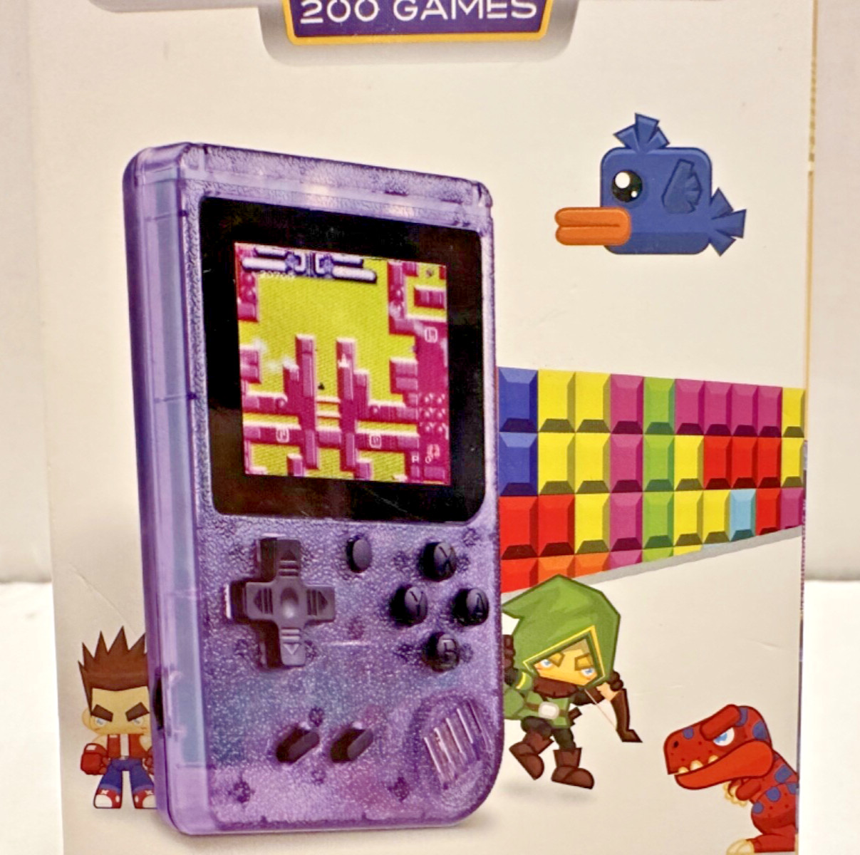 Merkury Innovations Arcade Fun Portable Game Console 200 Games 2025 (New/Sealed)