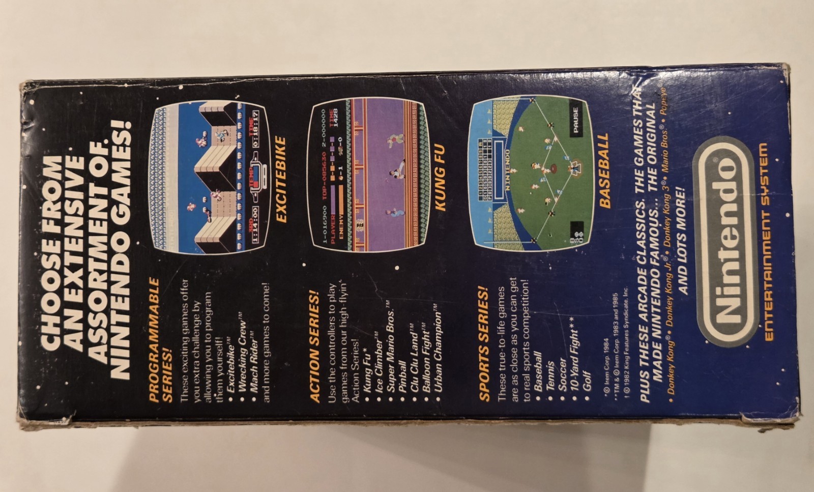 Nintendo NES Control Deck Console In Box (READ DESCRIPTION)