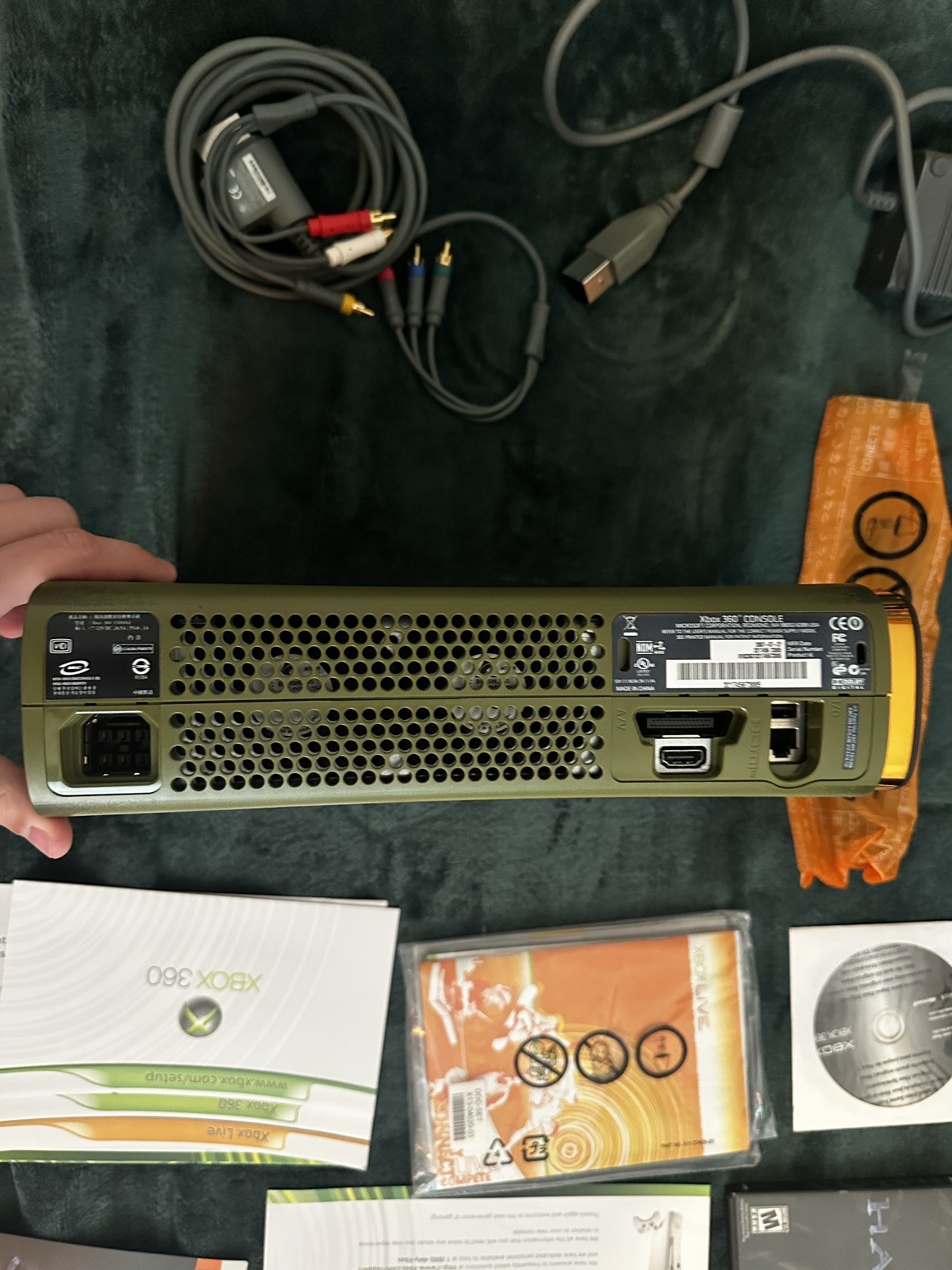 Microsoft Xbox 360 Halo 3 Special Edition Console Green – Authentic