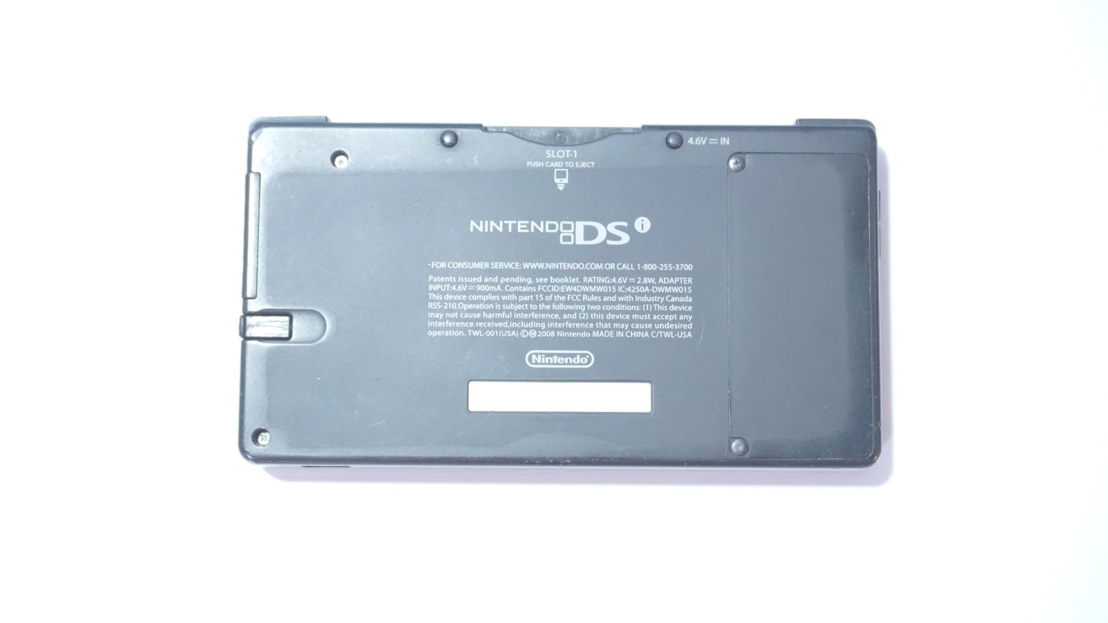 Black Nintendo DSi Handheld Video Game Console TWL-001 with Charger & Stylus Pen