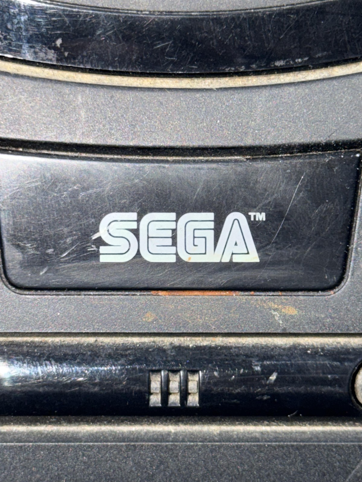 Vintage Sega Genesis MK-1631 Console Black RF Unit AC Adapter Tested READ