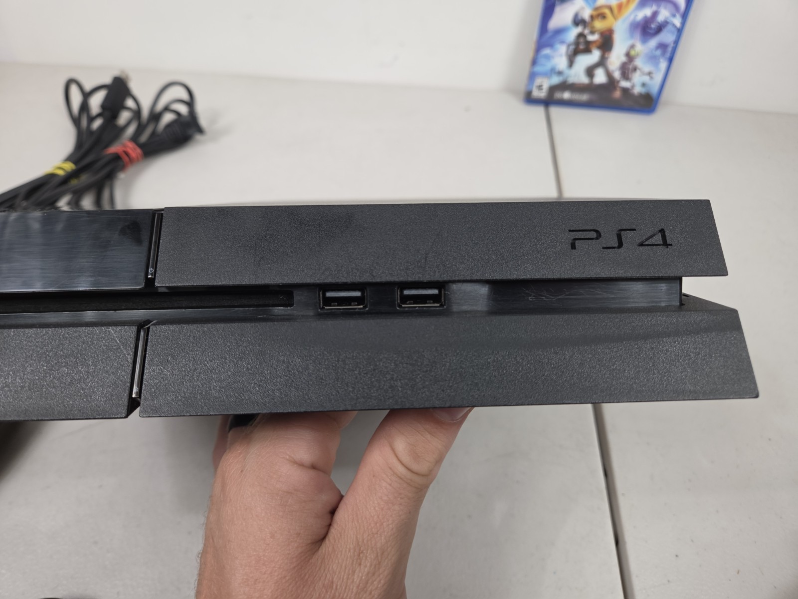 Sony Playstation 4 500GB Black Console PS4 W/ Controller & Cords Tested Working!