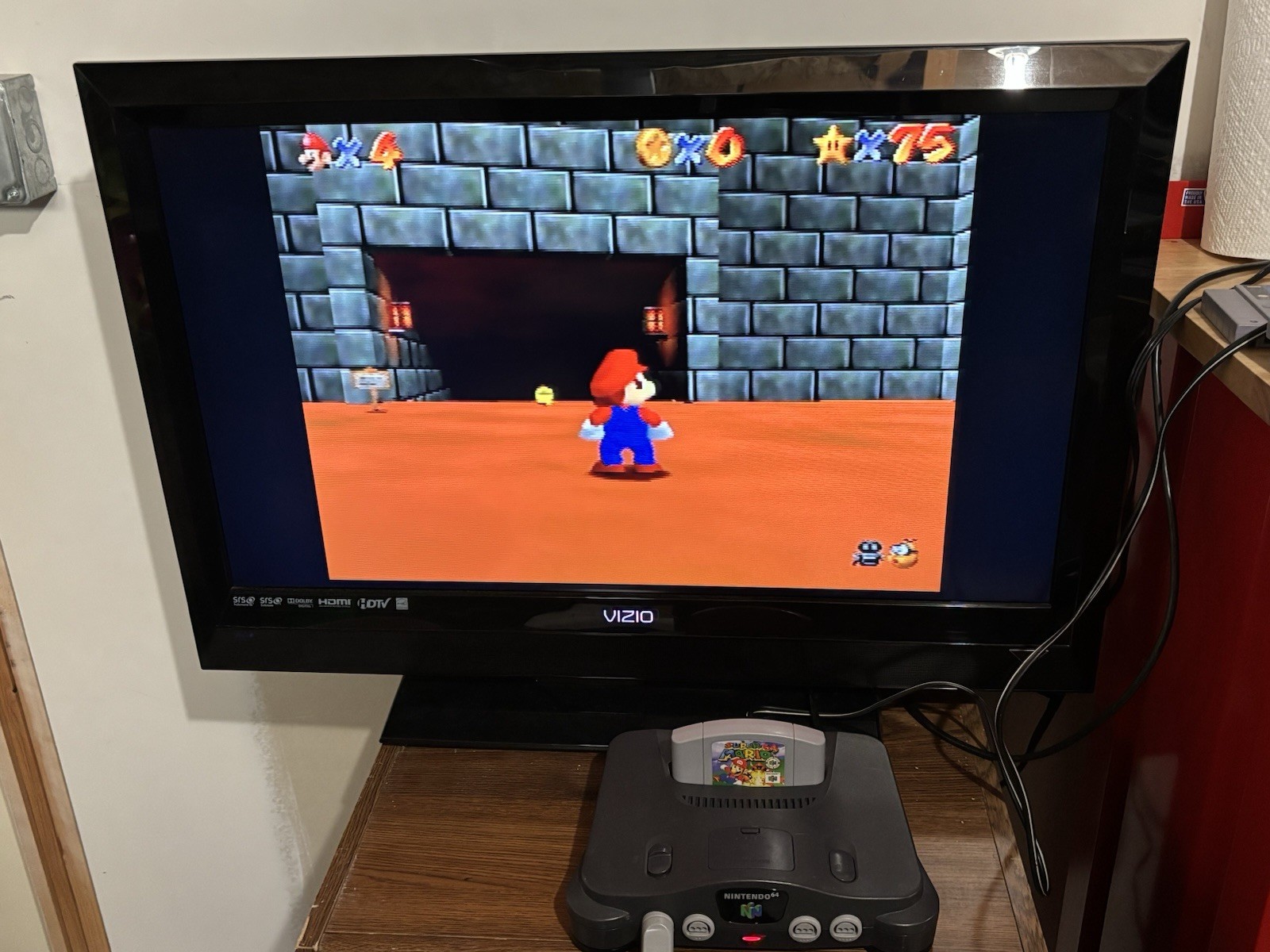 Nintendo 64 Home Console And Controller. Cleaned, Tested And Working