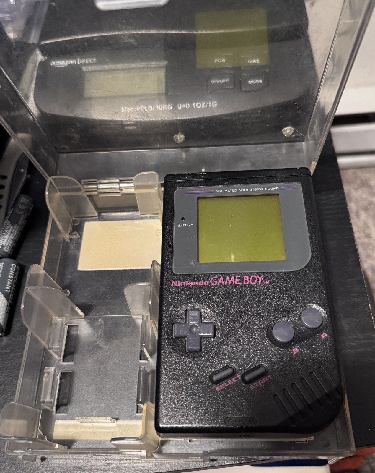Original Nintendo Game Boy Play It Loud Black With Matching Serial Numbered Case