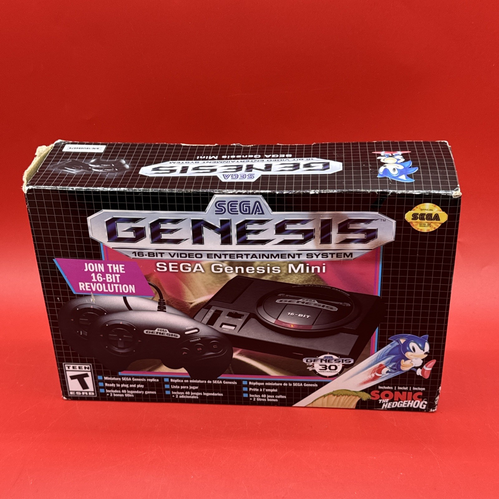 SEGA Genesis Classic Mini Console (MK-16000) Complete/Authentic/Tested/Free 🚢