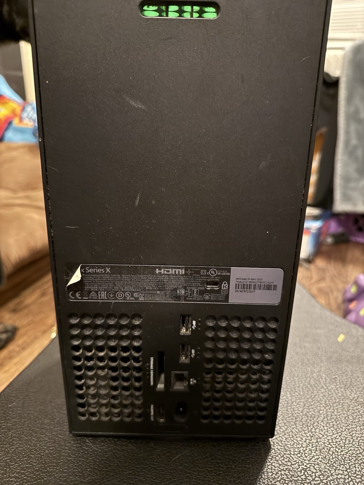 Microsoft Xbox Series X 1TB Video Game Console – Black (Bad HDMI port).
