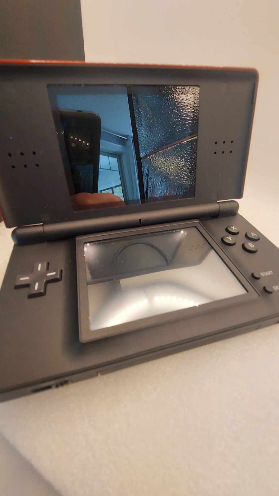 NIB Nintendo DS Lite Crimson Handheld System Console Tested