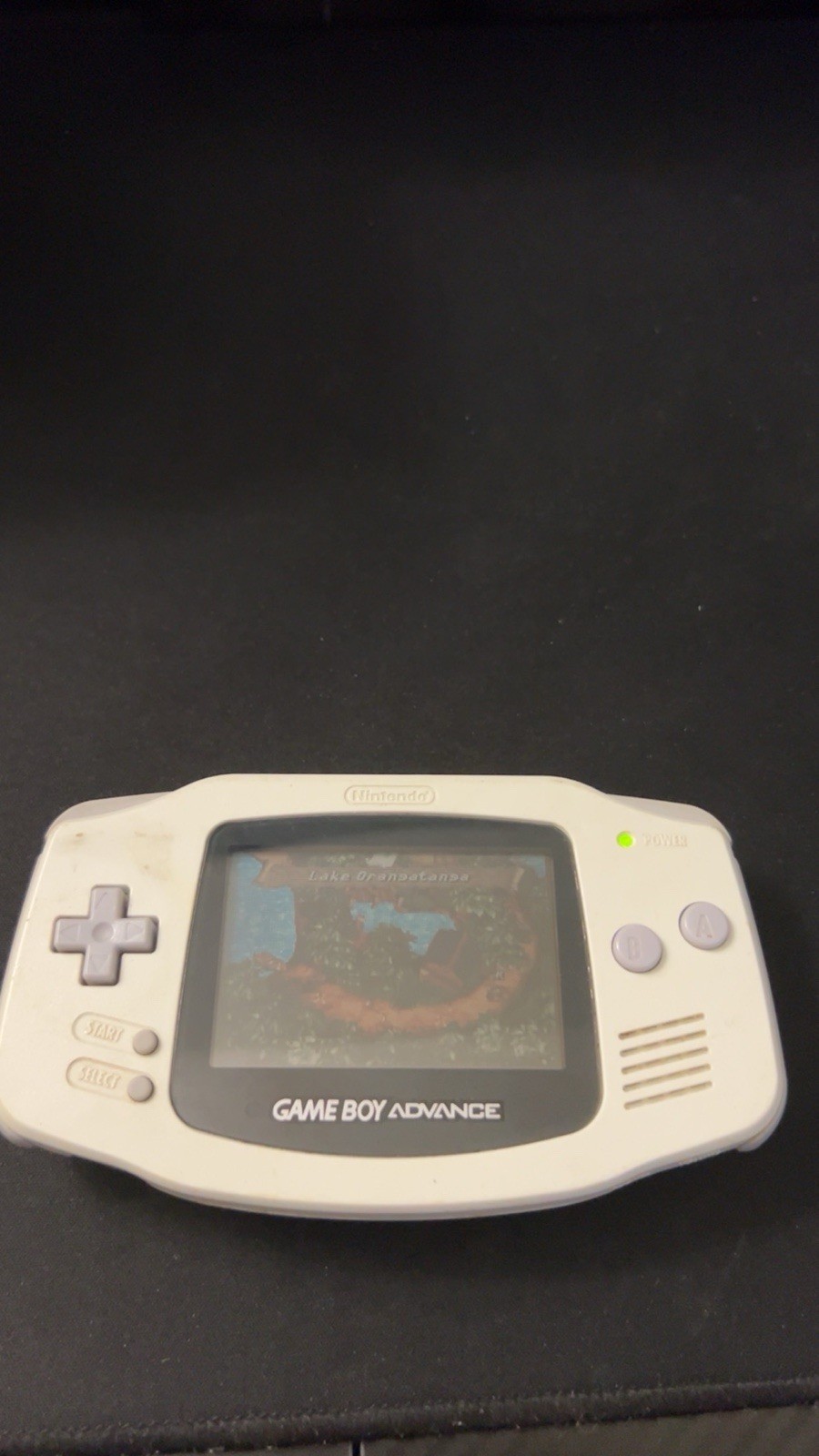 Nintendo Game Boy Advance AGB-001 White Handheld System “ReadDescription”