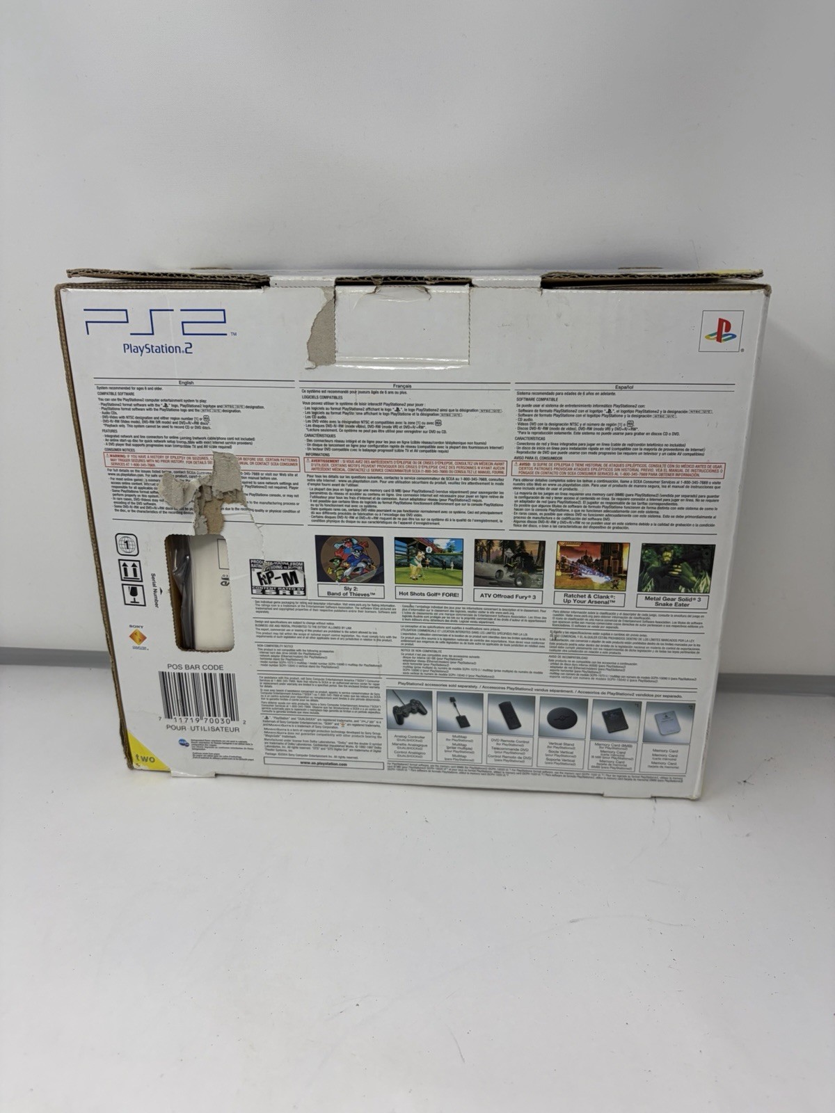Sony PlayStation 2 Slim Line Version 1 Console – Charcoal Black (SCPH-70012)