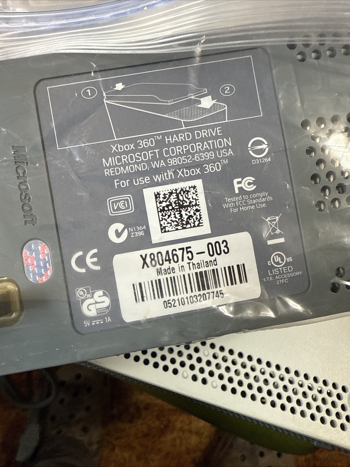 Microsoft Xbox 360 Pro White HDMI Tested & Working With Extras In Box Hard Drive