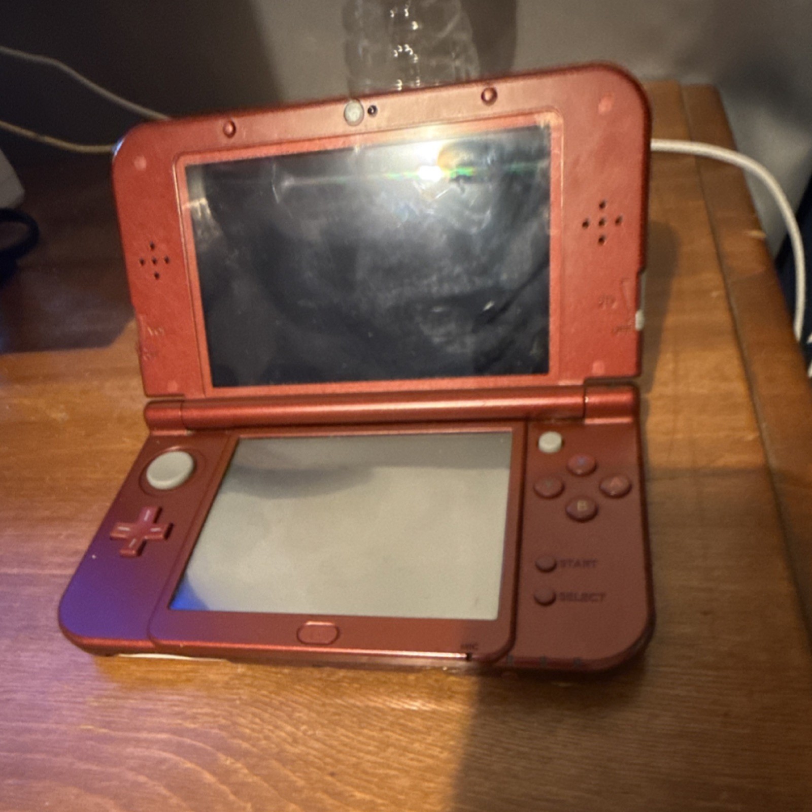 Nintendo 3DS XL Red Handheld System with 3D Audio Technology