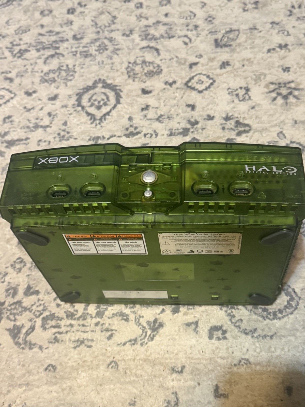 Microsoft Original Xbox Halo Special Edition Console AS IS Parts/Repair PowersOn