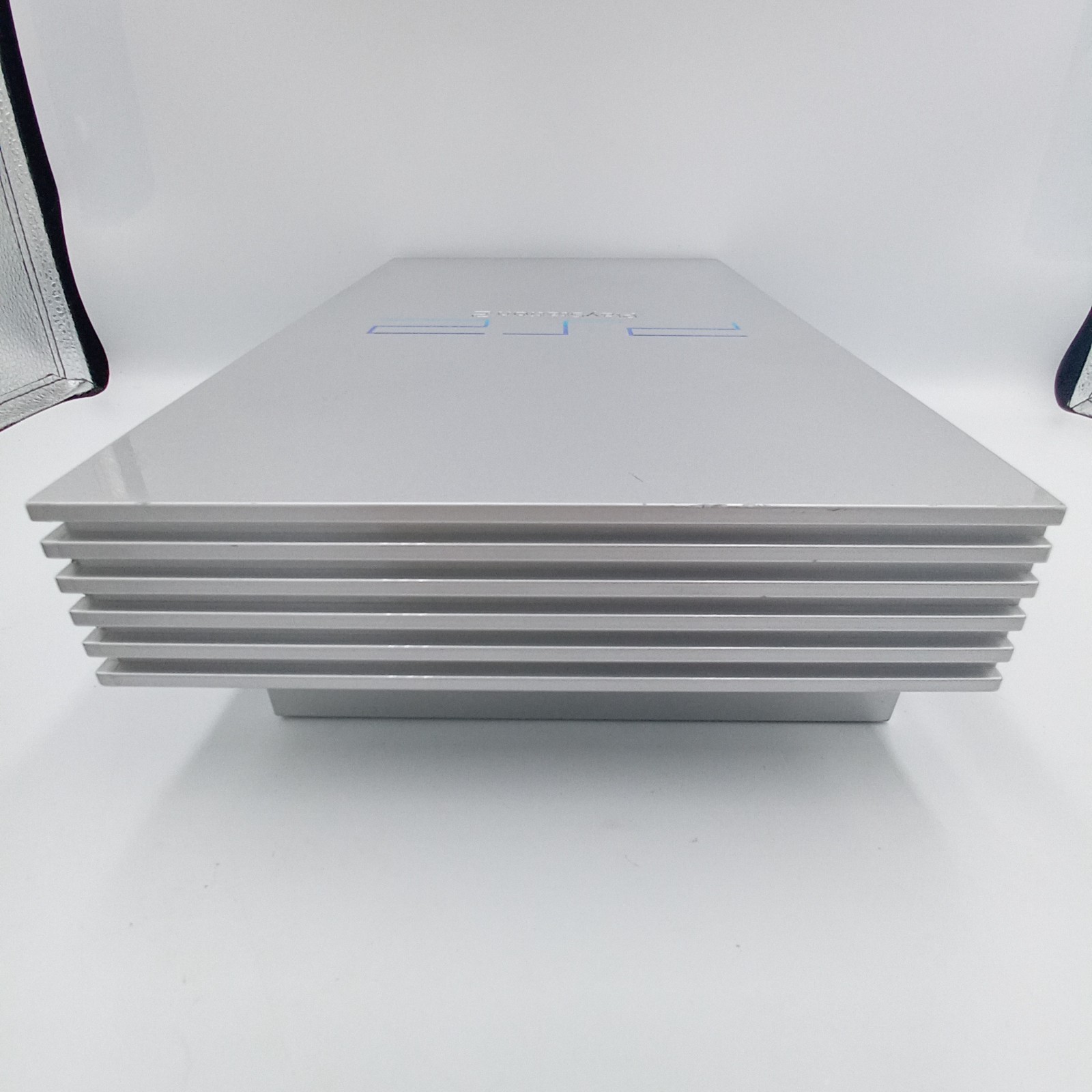 PS2 PlayStation 2 Console Satin Silver SCPH-39000 With Game Japanese Tested