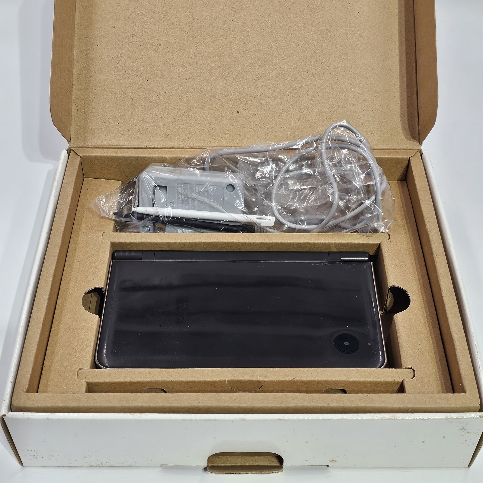 Nintendo DSi XL Bronze Brown With Original Box, Charger, Stylus Tested Works