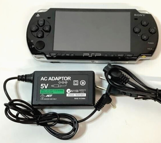 Sony PSP 2000 PIANO BLACK Handheld Region Free Playstation Portable Console