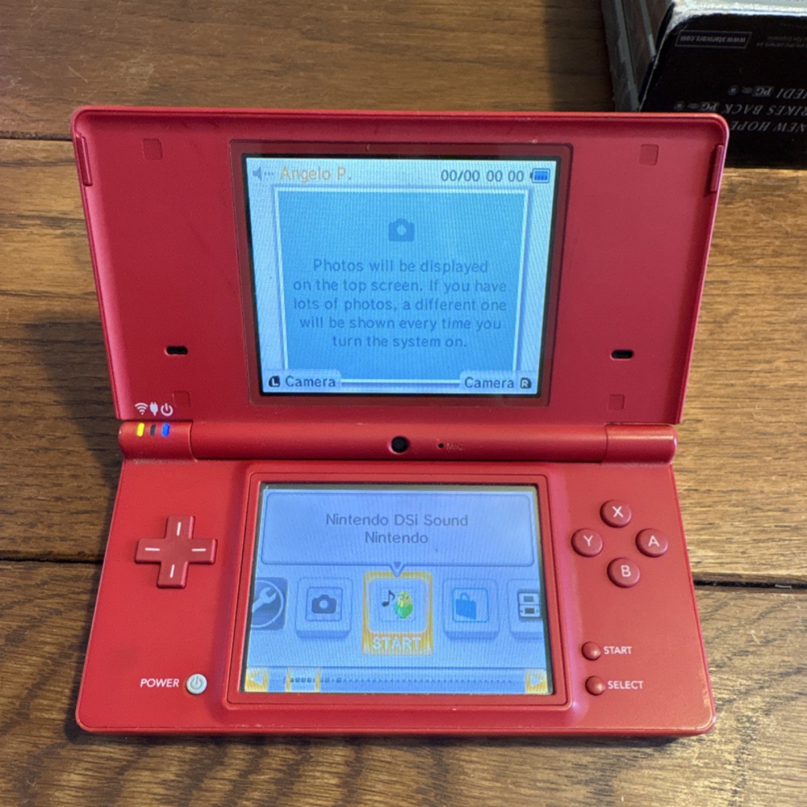 Nintendo DSi Red Handheld Console Wi-Fi Camera Headphone Jack Nintendo DS