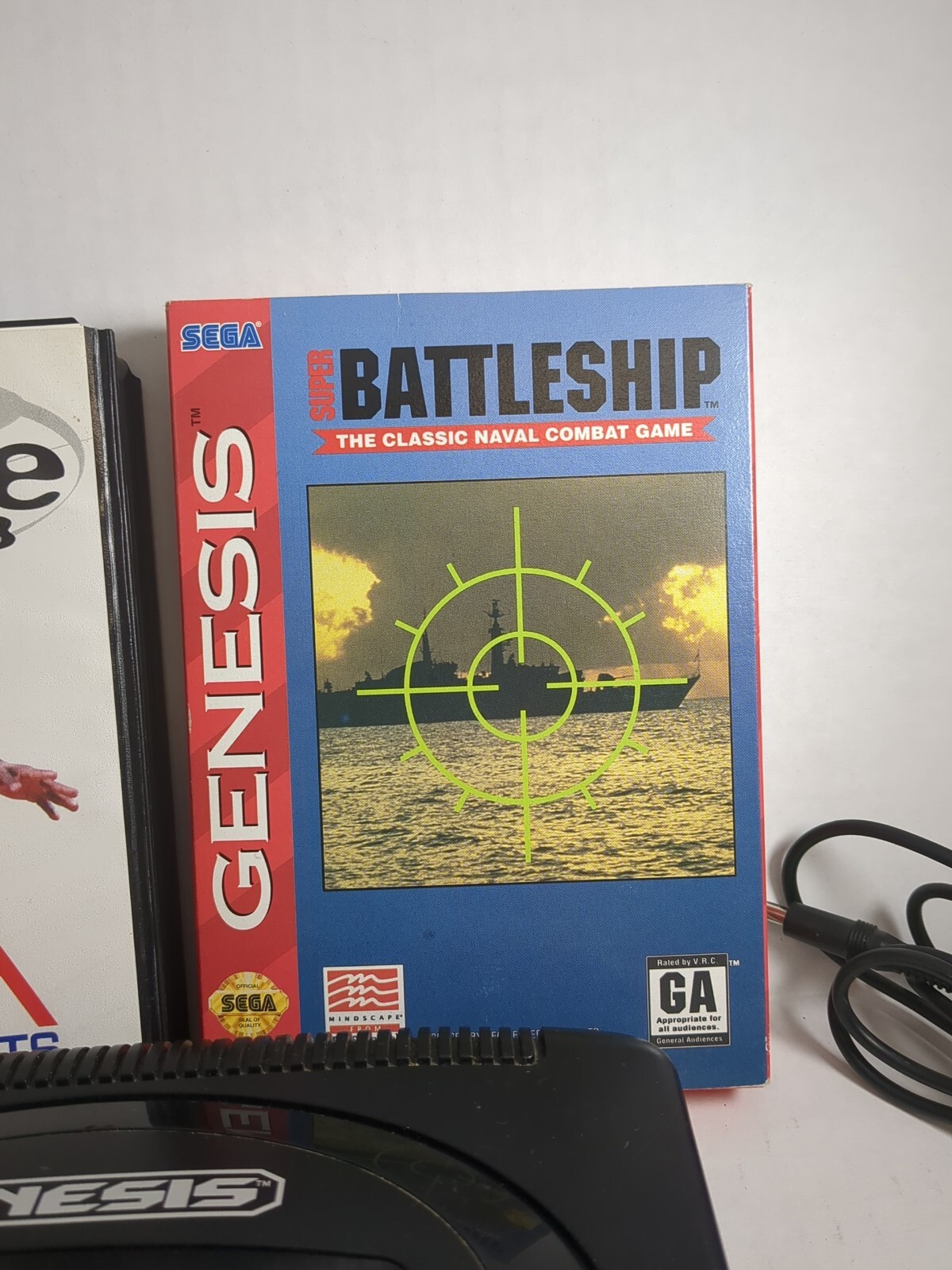 SEGA Genesis II 16MB Home Console 5 games bundle/w Sonic 2. Tested.