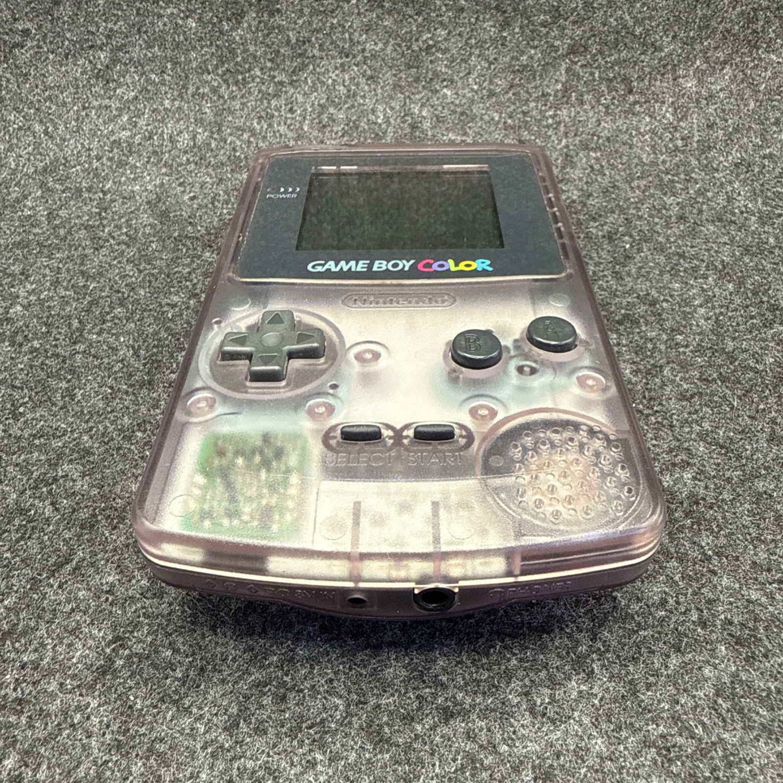Nintendo Game Boy Color Atomic Purple CGB-001 Cleaned & TESTED