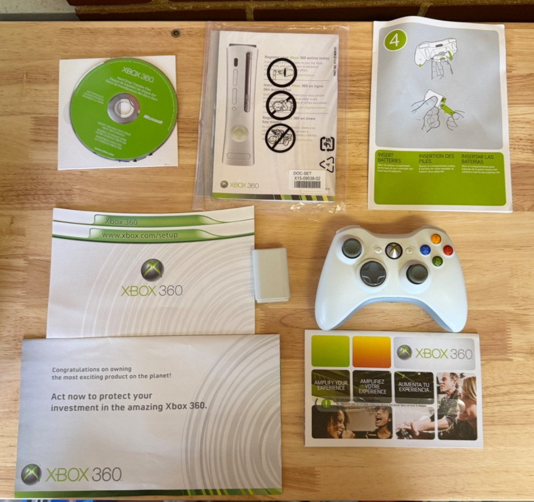 Xbox 360 Arcade Console Cib XGX-00001 256 MB Mint CIB