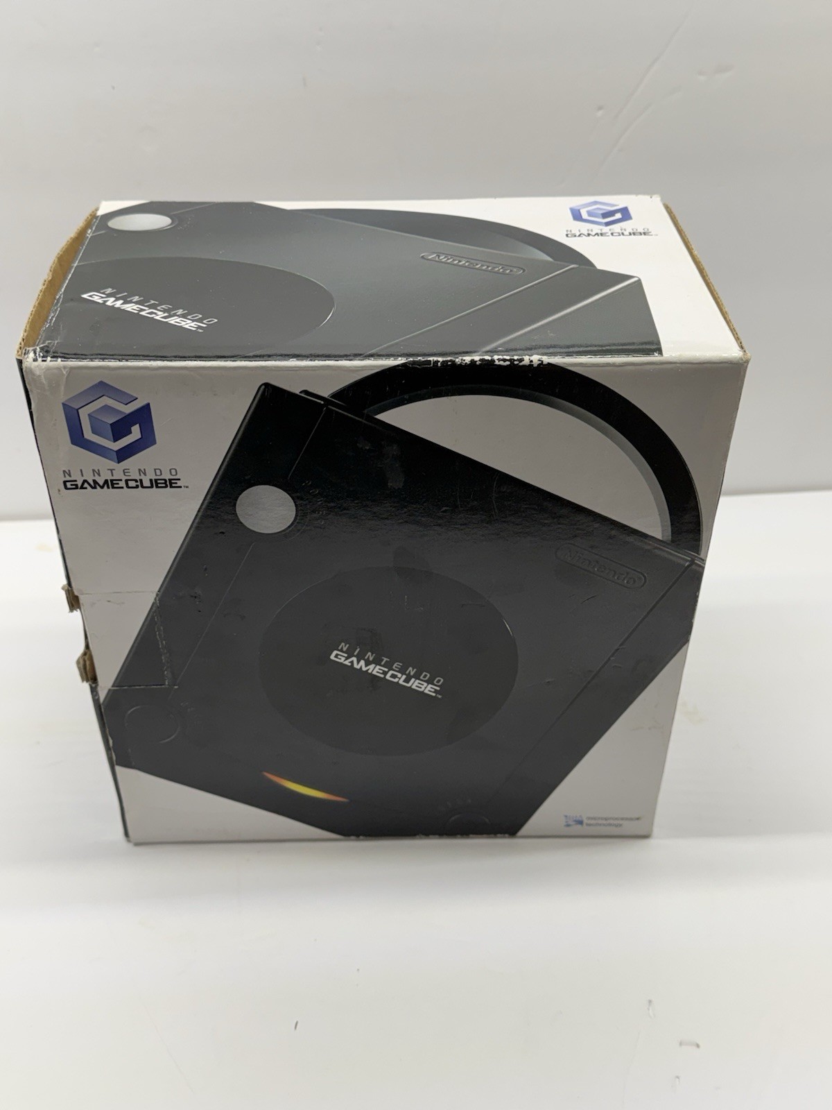 Nintendo GameCube Black Console Composite RCA w/ cables and x men game