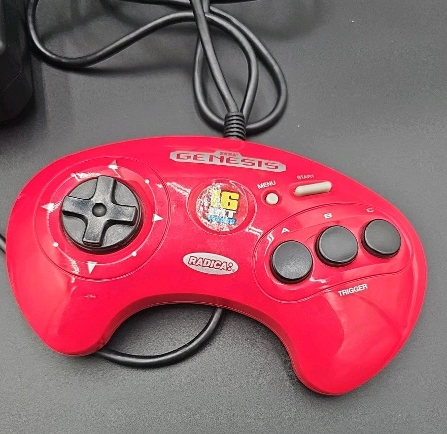 Radica Sega Genesis 16-BIT Plug & Play 6-in-1 Game System Red 2004 – Retro Game