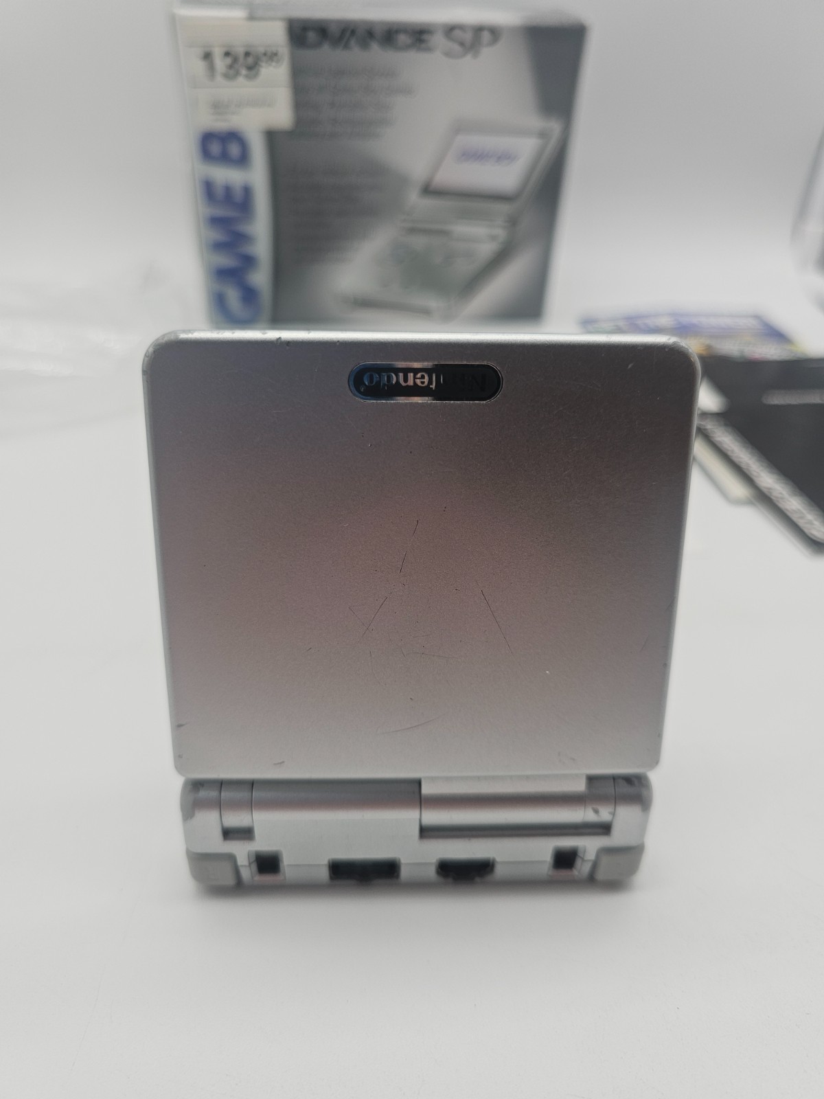 Nintendo Game Boy Advance SP Handheld System – Silver CIB Very Clean!
